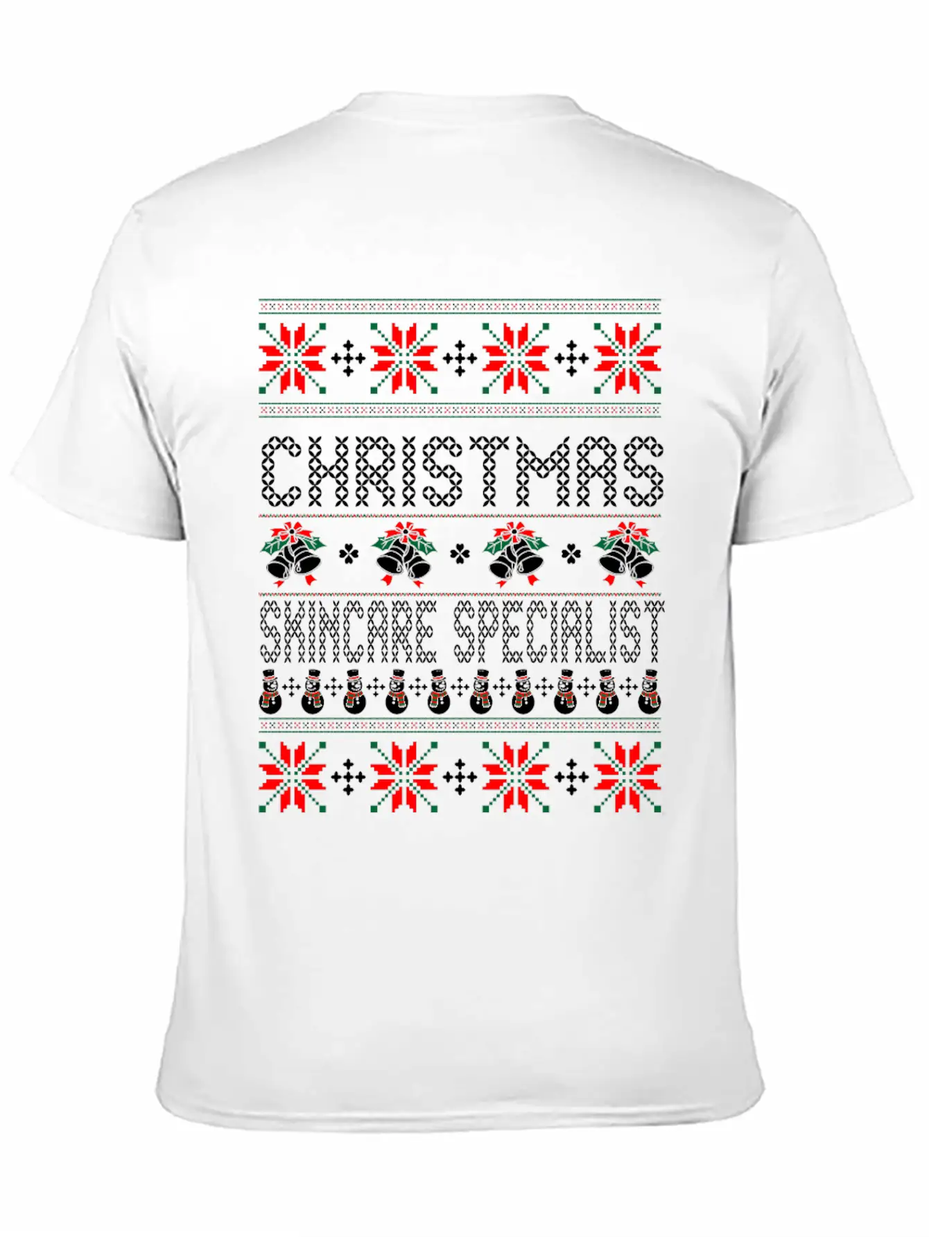 Christmas_skincare_specialist Unisex Casual T-Shirt – Clean Design For Daily Comfort