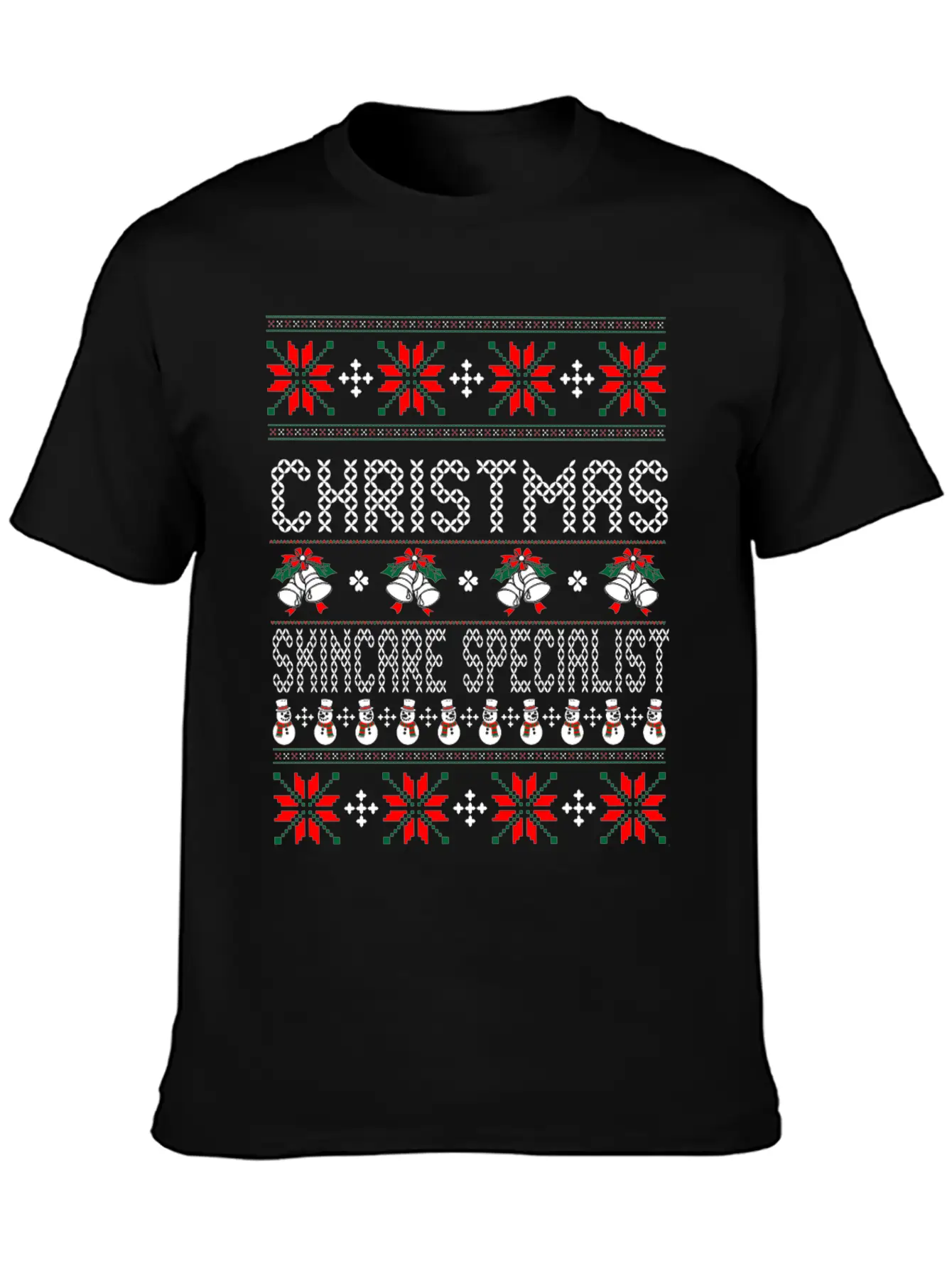 Christmas_skincare_specialist Unisex Casual T-Shirt – Clean Design For Daily Comfort
