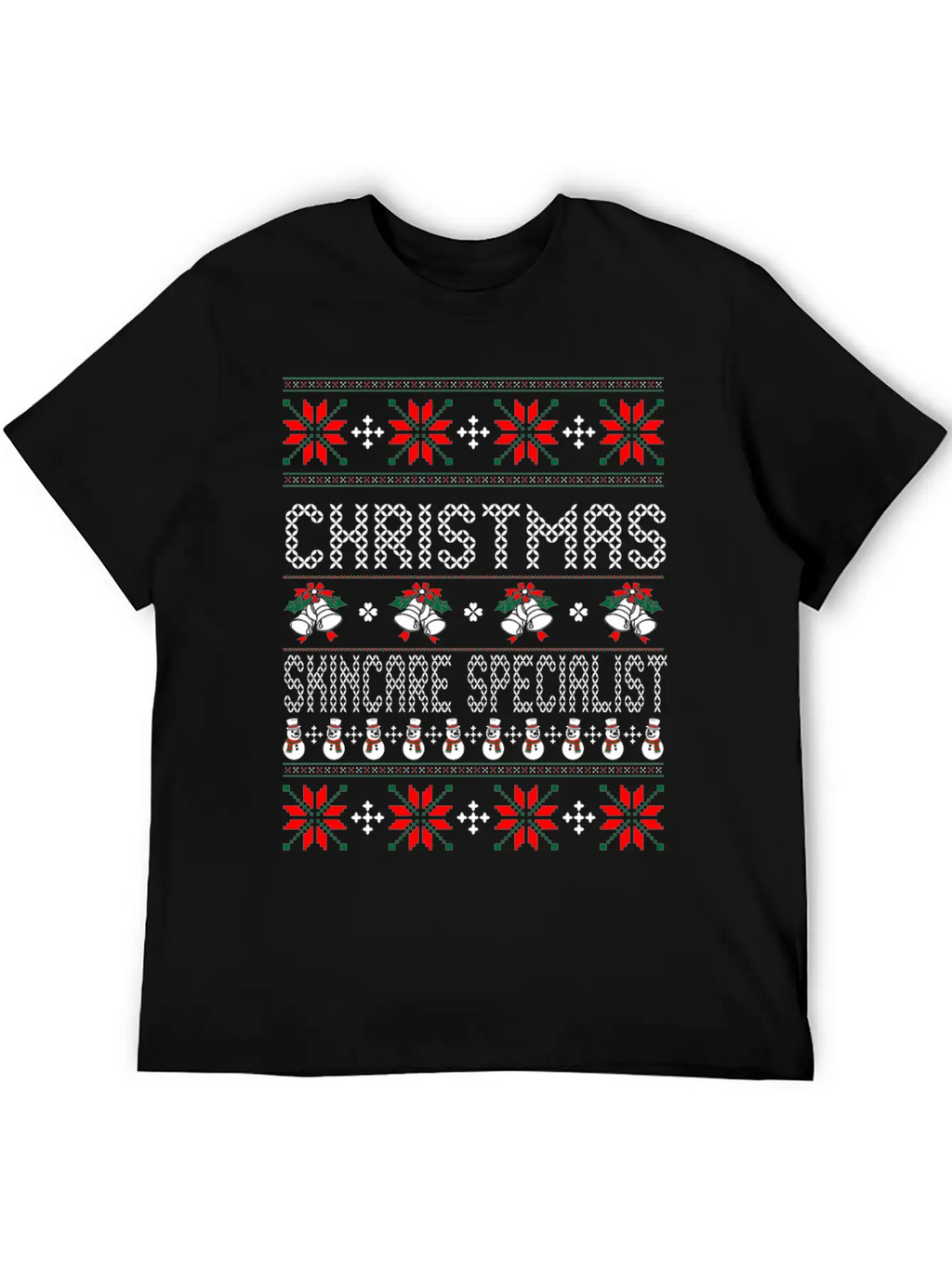 Christmas_skincare_specialist Unisex Casual T-Shirt – Clean Design For Daily Comfort
