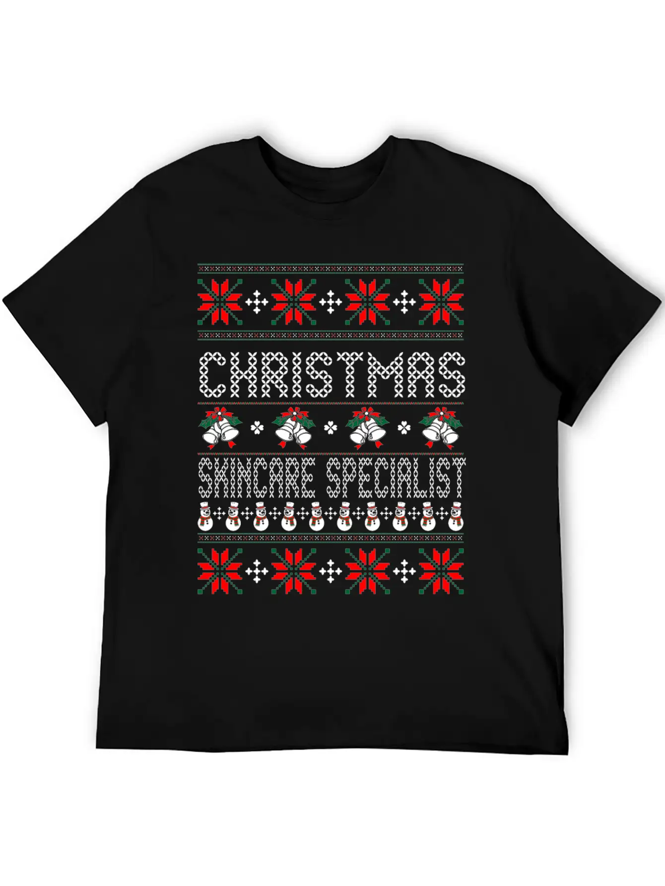 Christmas_skincare_specialist Unisex Casual T-Shirt – Clean Design For Daily Comfort