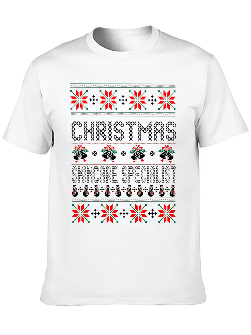Christmas_skincare_specialist Unisex Casual T-Shirt – Clean Design For Daily Comfort