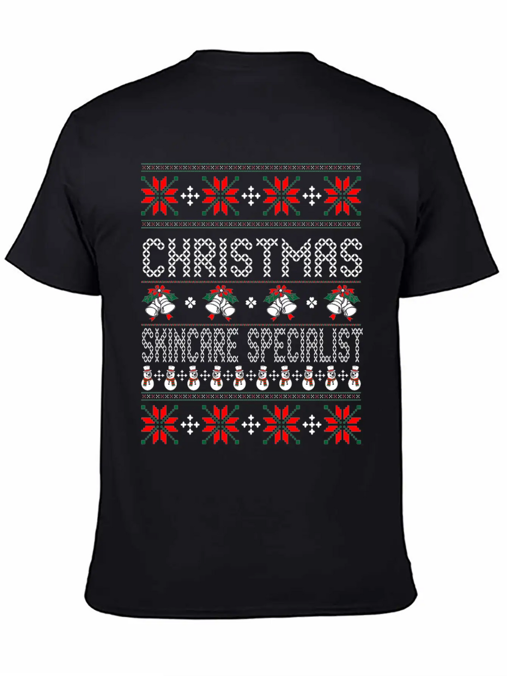 Christmas_skincare_specialist Unisex Casual T-Shirt – Clean Design For Daily Comfort