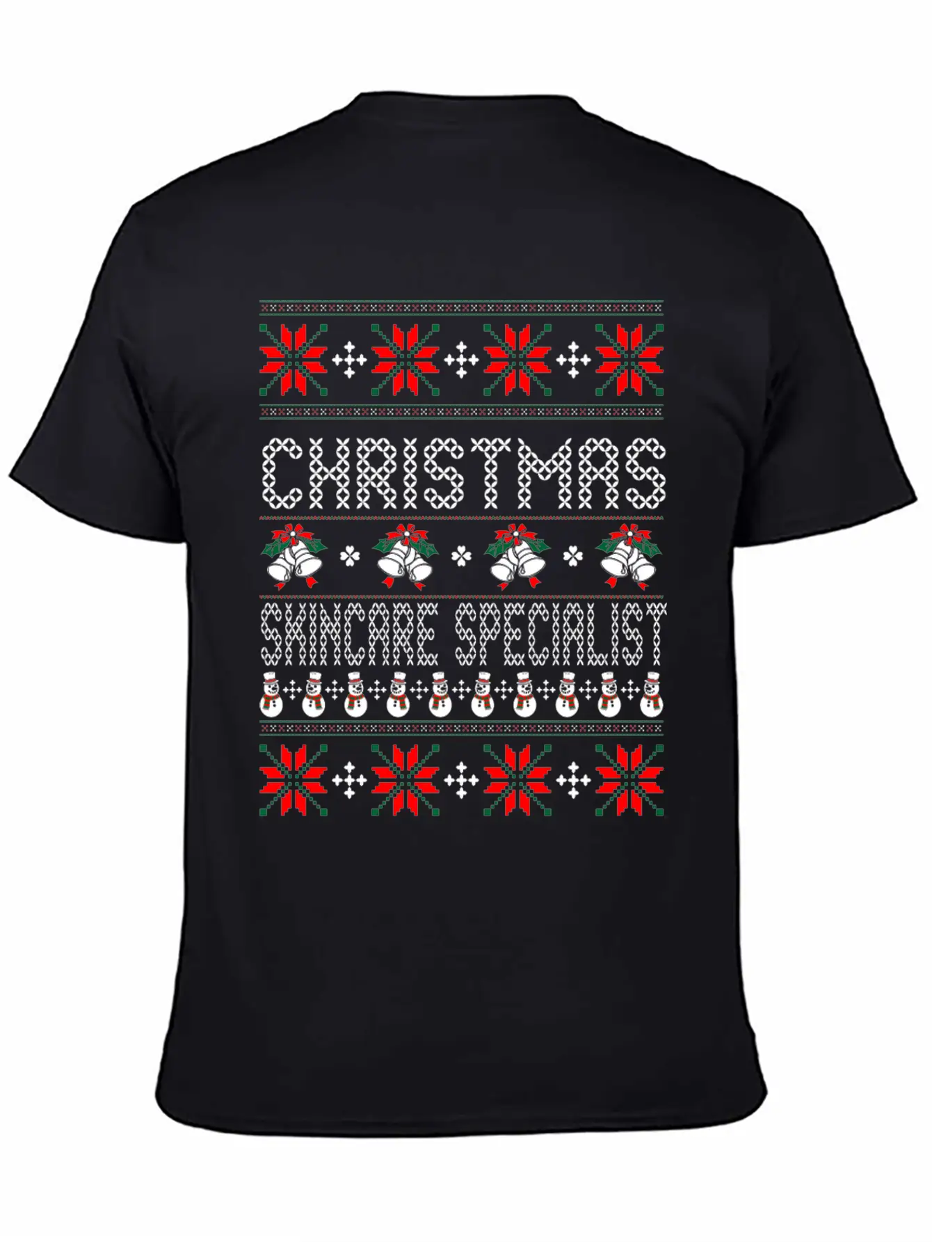 Christmas_skincare_specialist Unisex Casual T-Shirt – Clean Design For Daily Comfort
