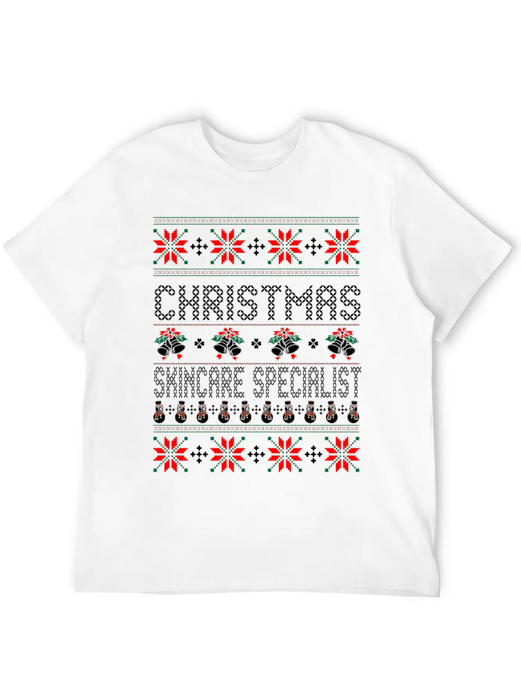 Christmas_skincare_specialist Unisex Casual T-Shirt – Clean Design For Daily Comfort