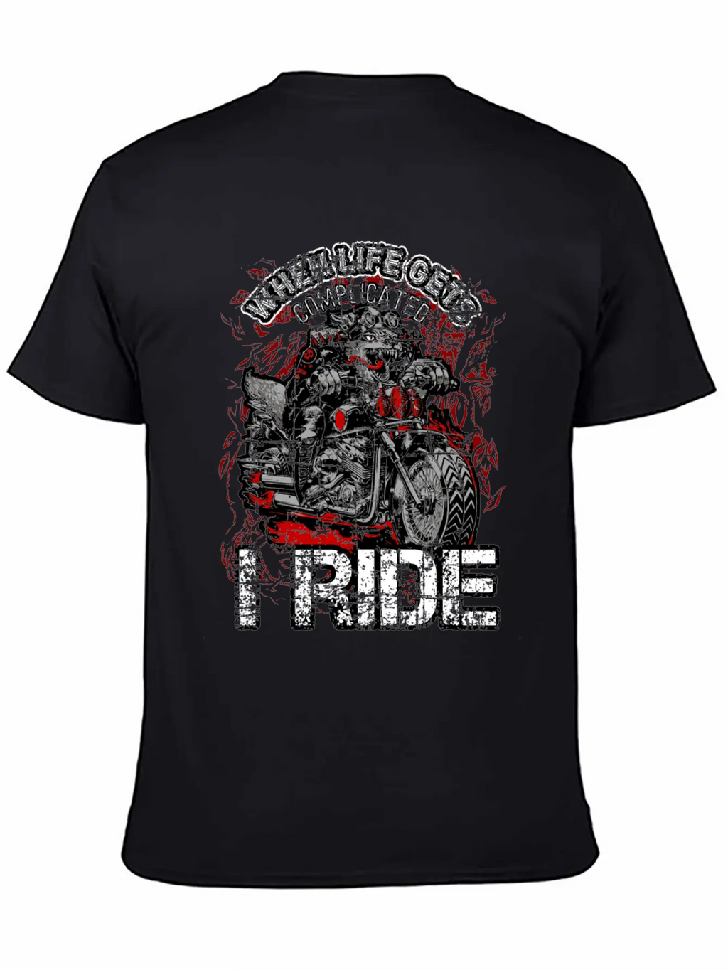 Chrome Bikers Bike Chopper Motorcycle Gift Dog Unisex Casual T-Shirt – Clean Design For Daily Comfort