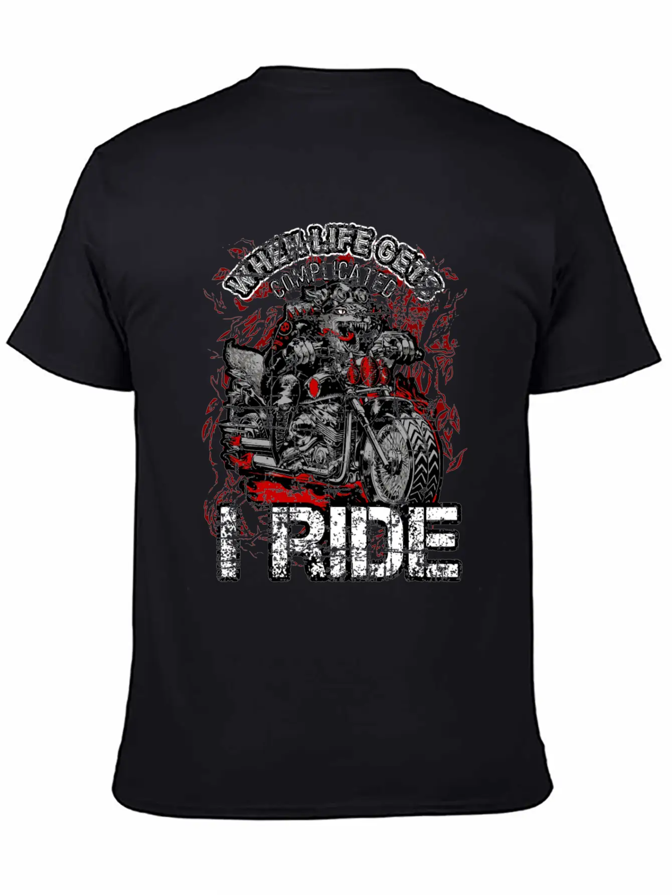 Chrome Bikers Bike Chopper Motorcycle Gift Dog Unisex Casual T-Shirt – Clean Design For Daily Comfort