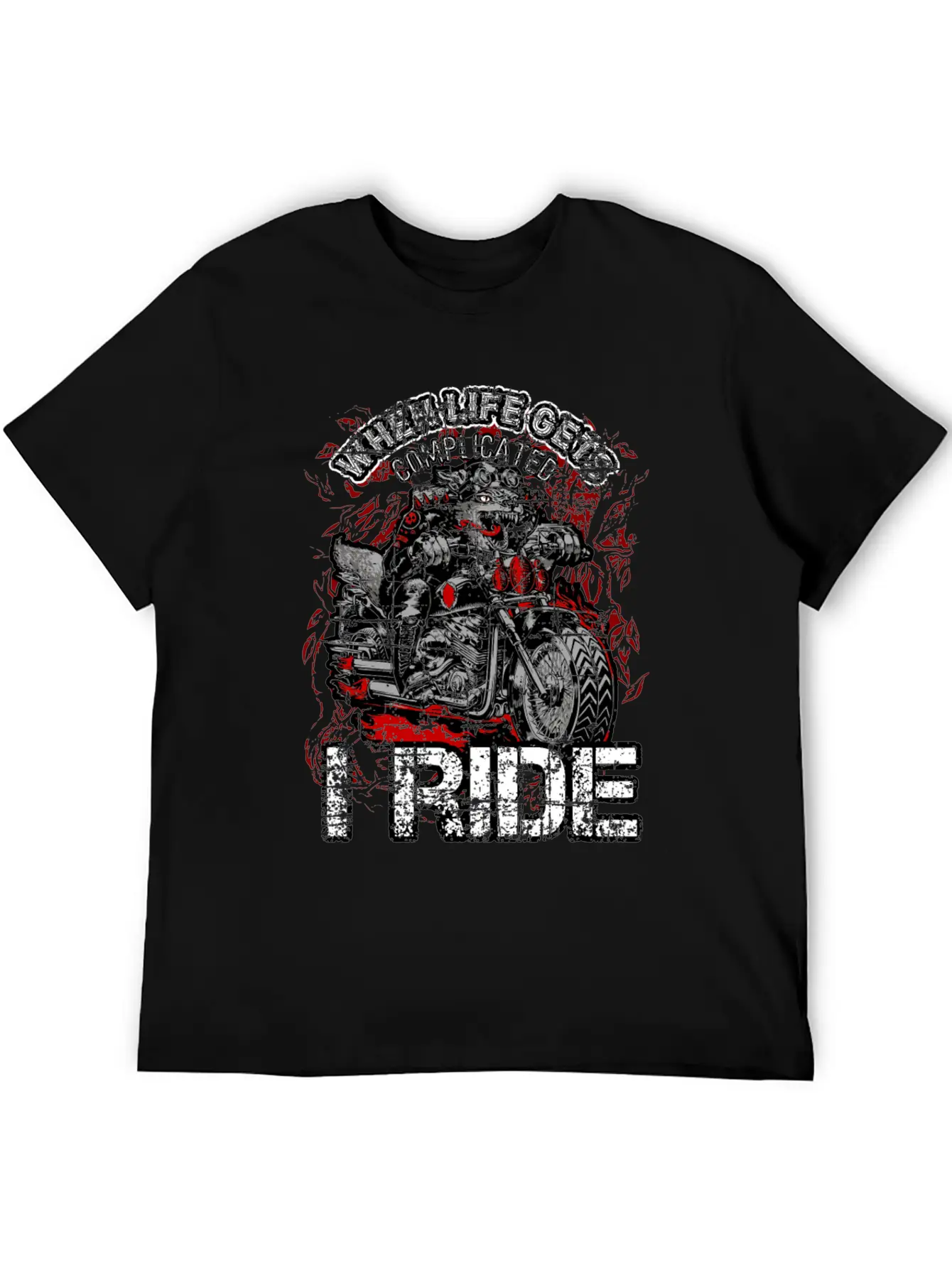 Chrome Bikers Bike Chopper Motorcycle Gift Dog Unisex Casual T-Shirt – Clean Design For Daily Comfort