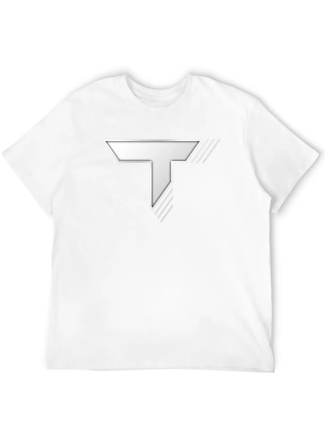 Chrome With No Text Stylish Everyday T-Shirt – Unisex Basic Cotton Tee