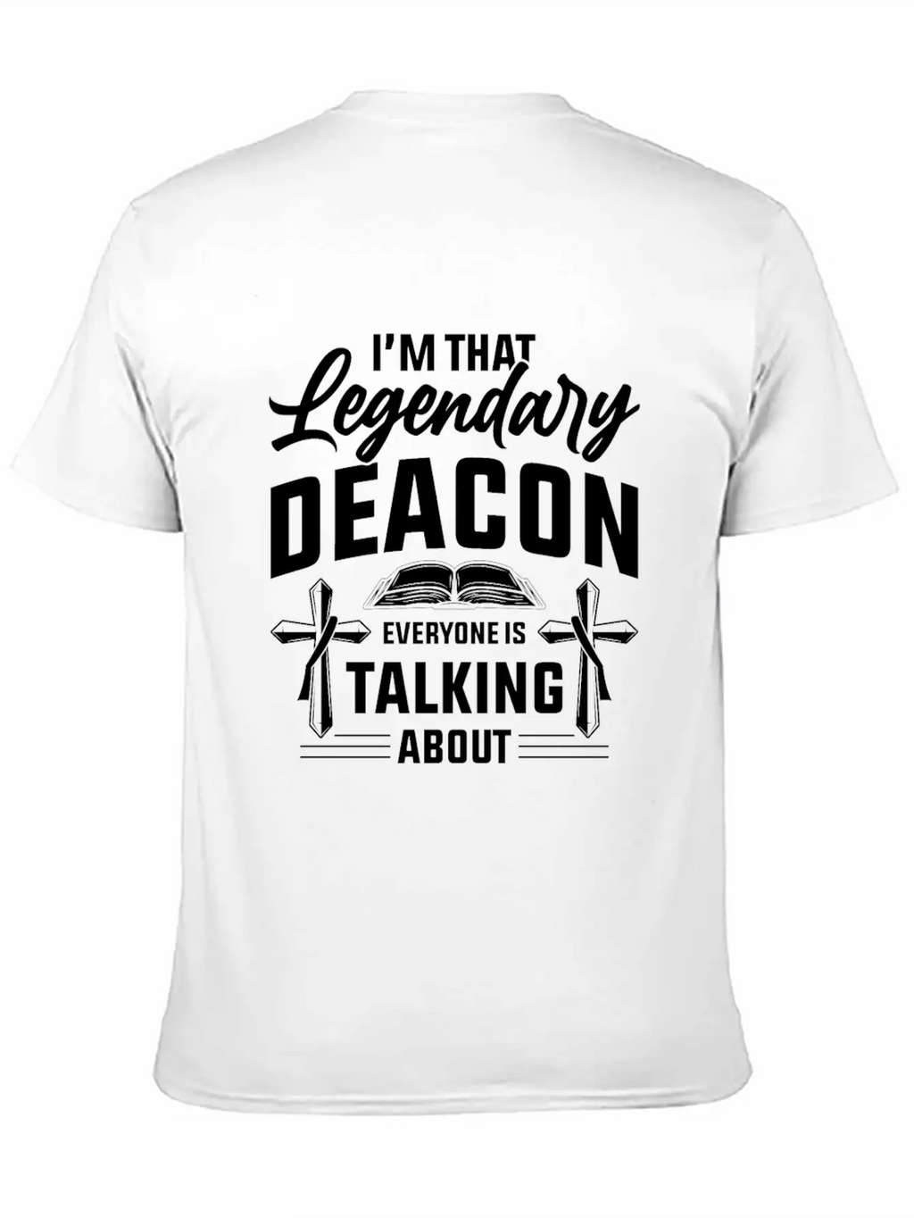 Church Deacon Religion Christian Believer Church Classic Fit Graphic Tee For Daily Comfort – Unisex Cotton Shirt
