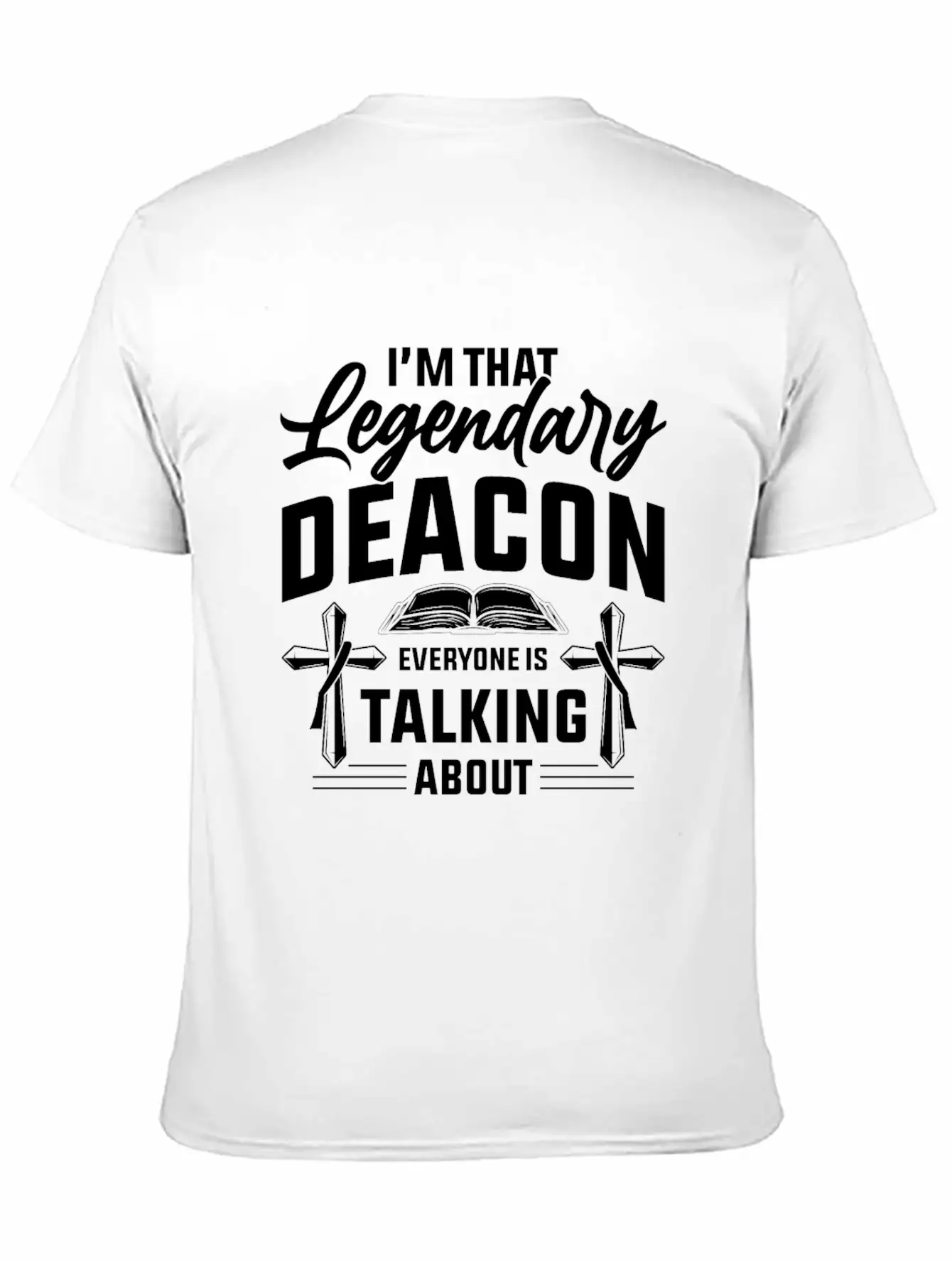 Church Deacon Religion Christian Believer Church Classic Fit Graphic Tee For Daily Comfort – Unisex Cotton Shirt