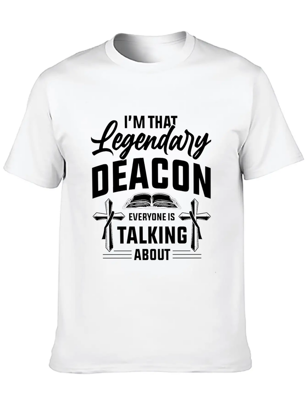 Church Deacon Religion Christian Believer Church Classic Fit Graphic Tee For Daily Comfort – Unisex Cotton Shirt