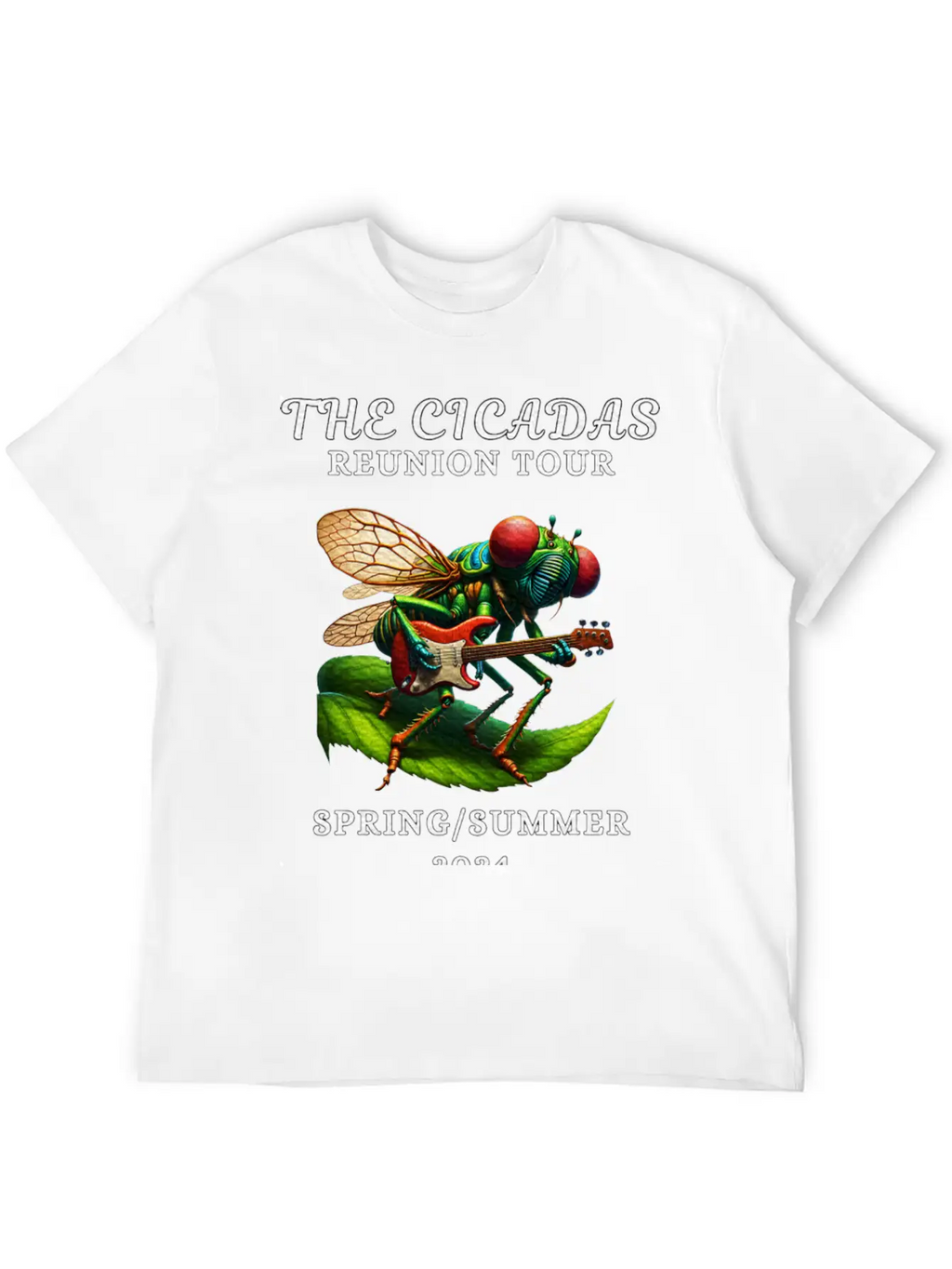 Cicadas Reunion Tour Spring Summer 2024 Breathable Graphic T-Shirt – Perfect For Casual Days