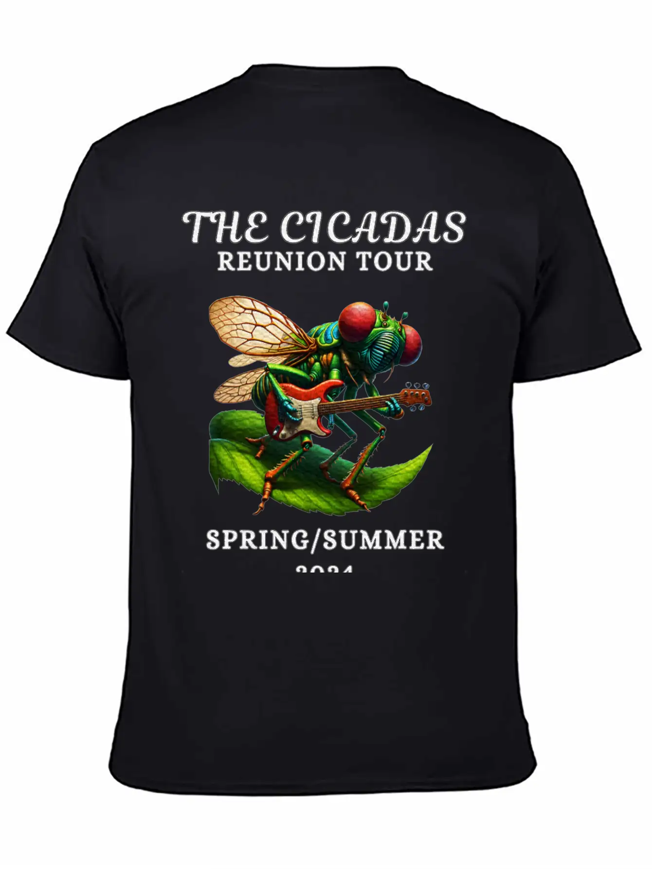 Cicadas Reunion Tour Spring Summer 2024 Breathable Graphic T-Shirt – Perfect For Casual Days