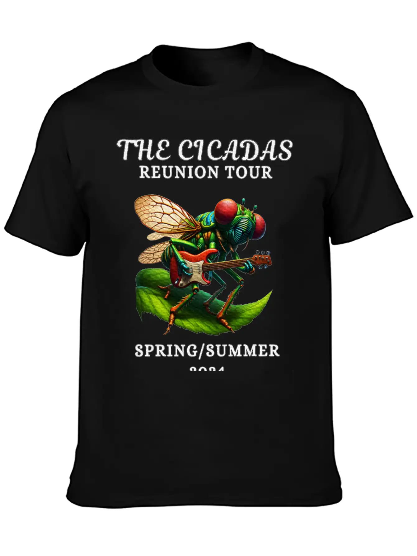 Cicadas Reunion Tour Spring Summer 2024 Breathable Graphic T-Shirt – Perfect For Casual Days