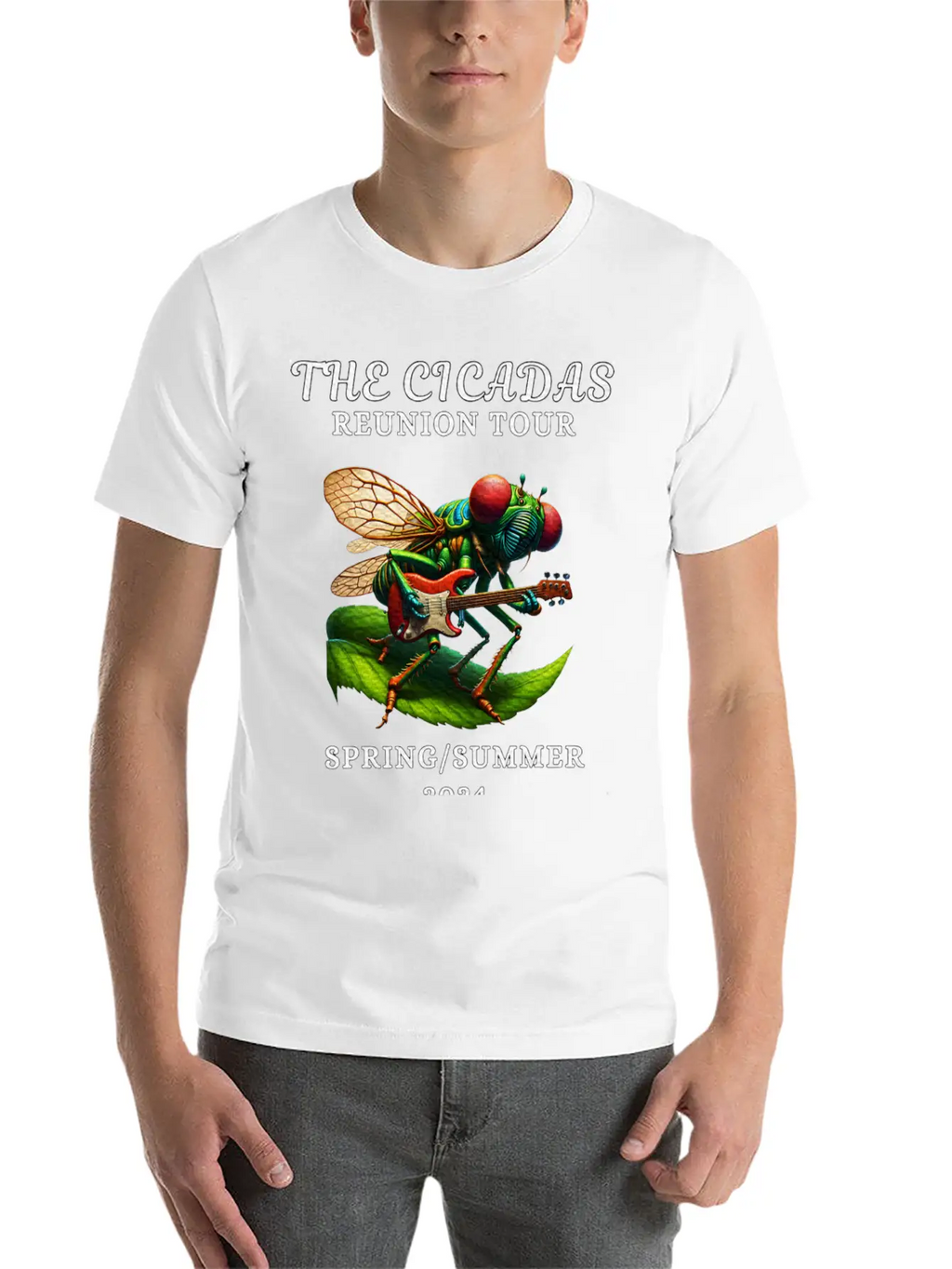 Cicadas Reunion Tour Spring Summer 2024 Breathable Graphic T-Shirt – Perfect For Casual Days