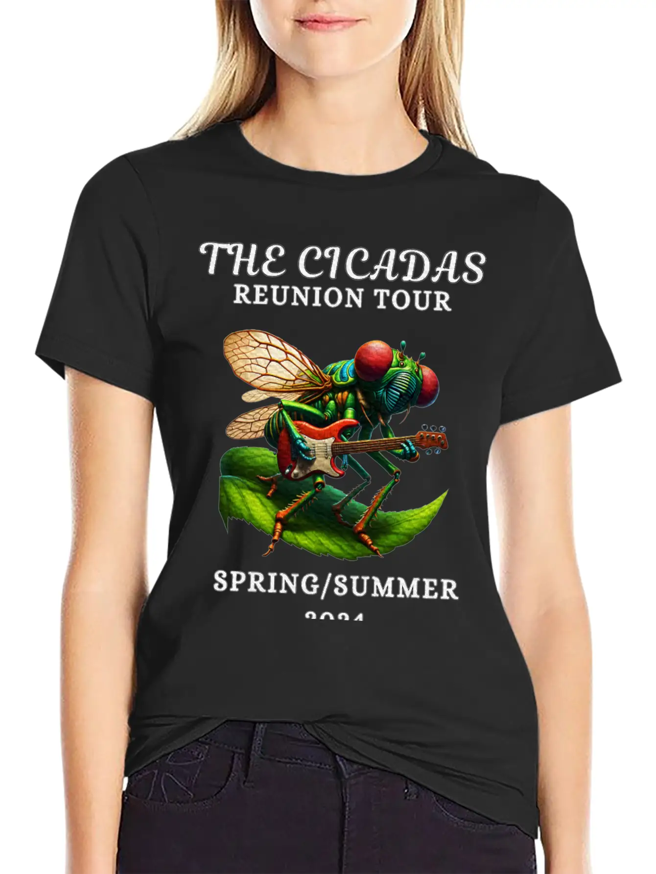 Cicadas Reunion Tour Spring Summer 2024 Breathable Graphic T-Shirt – Perfect For Casual Days