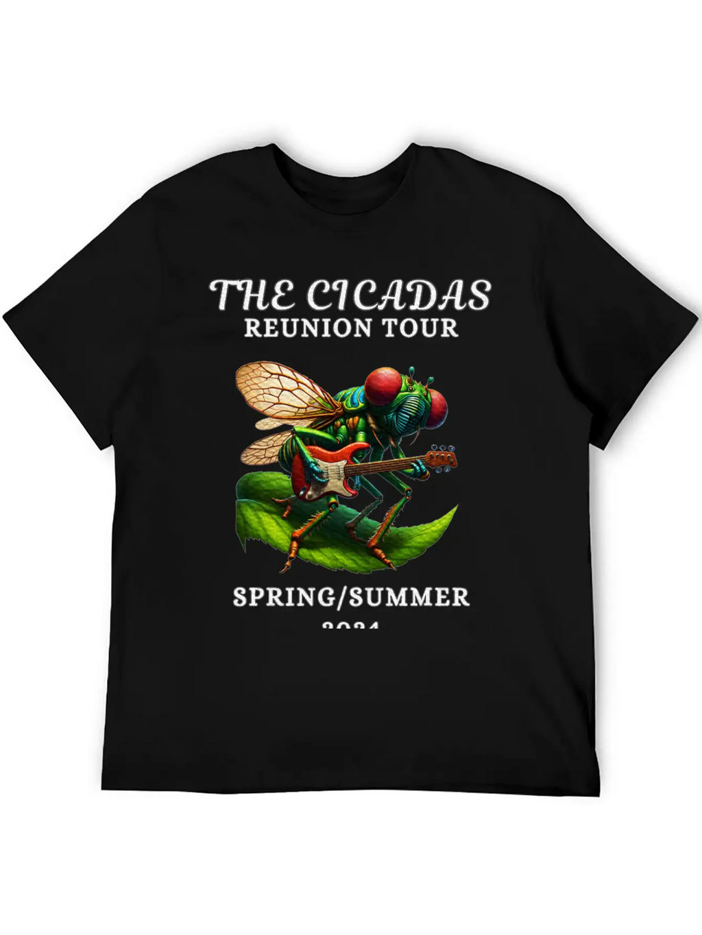 Cicadas Reunion Tour Spring Summer 2024 Breathable Graphic T-Shirt – Perfect For Casual Days