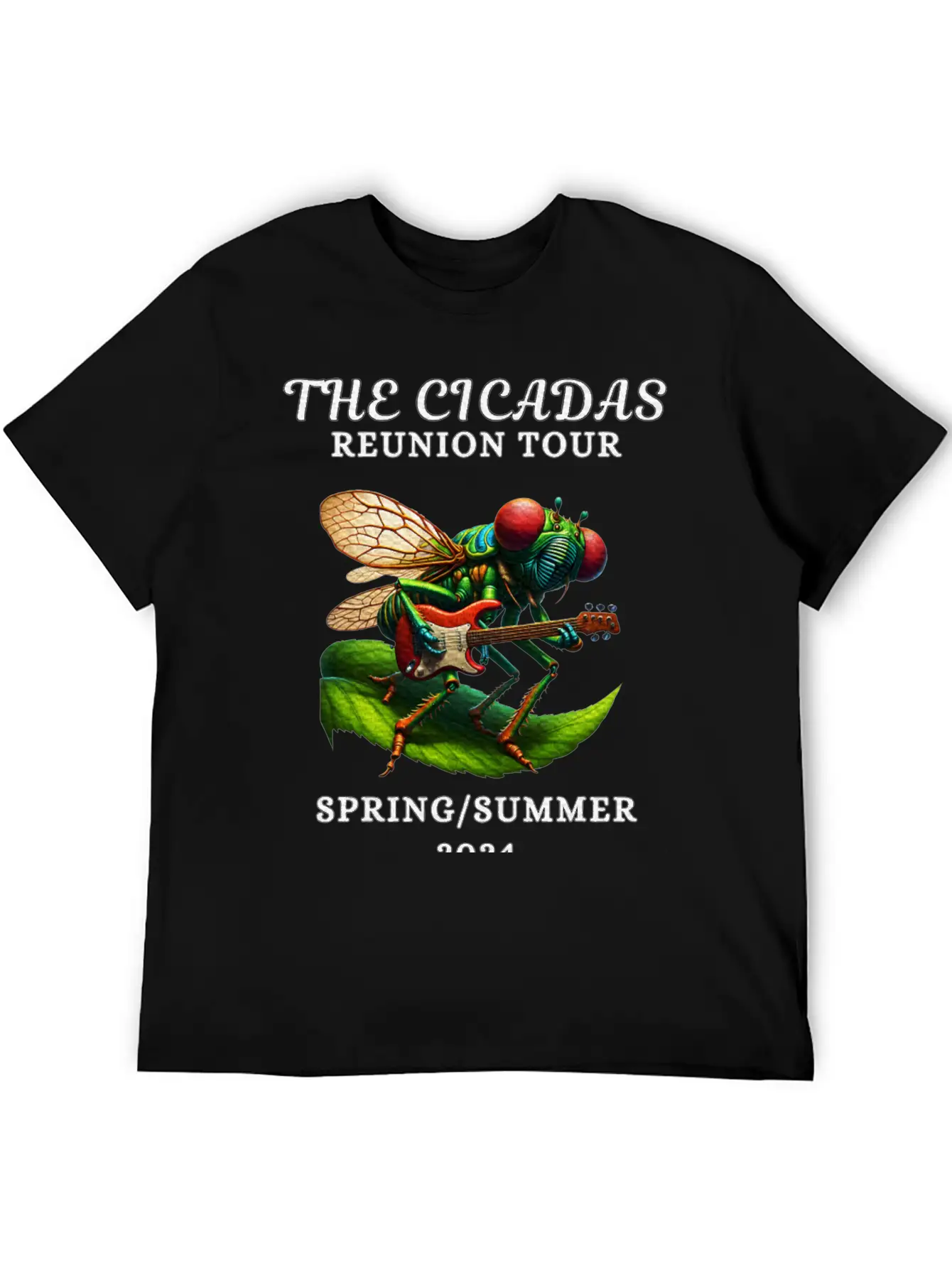 Cicadas Reunion Tour Spring Summer 2024 Breathable Graphic T-Shirt – Perfect For Casual Days
