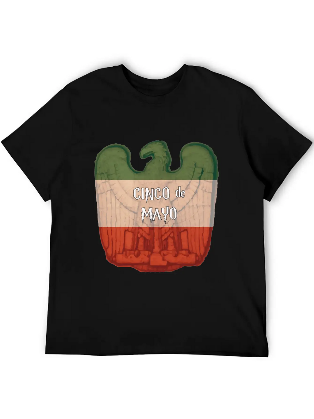 Cinco De Mayo Eagle Casual Graphic T-Shirt – Simple And Comfortable Daily Wear