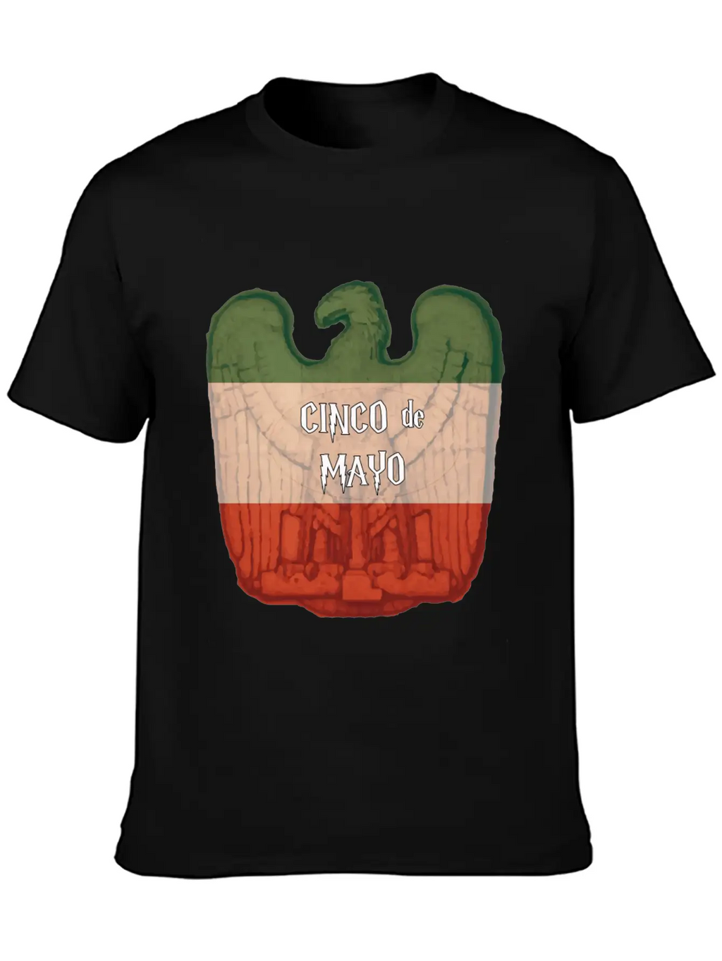 Cinco De Mayo Eagle Casual Graphic T-Shirt – Simple And Comfortable Daily Wear