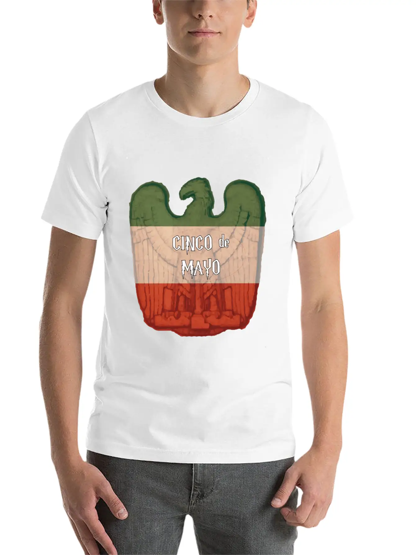 Cinco De Mayo Eagle Casual Graphic T-Shirt – Simple And Comfortable Daily Wear