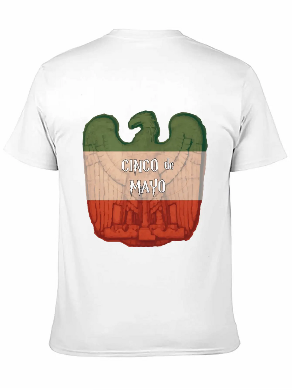 Cinco De Mayo Eagle Casual Graphic T-Shirt – Simple And Comfortable Daily Wear