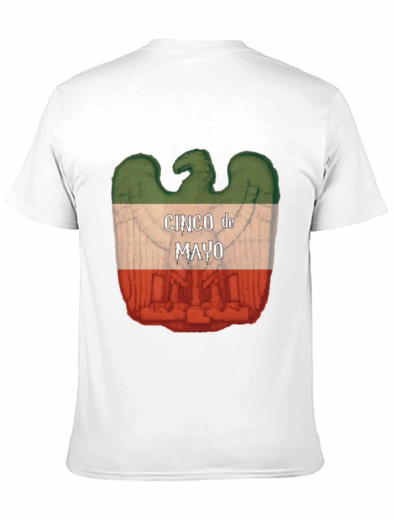 Cinco De Mayo Eagle Casual Graphic T-Shirt – Simple And Comfortable Daily Wear