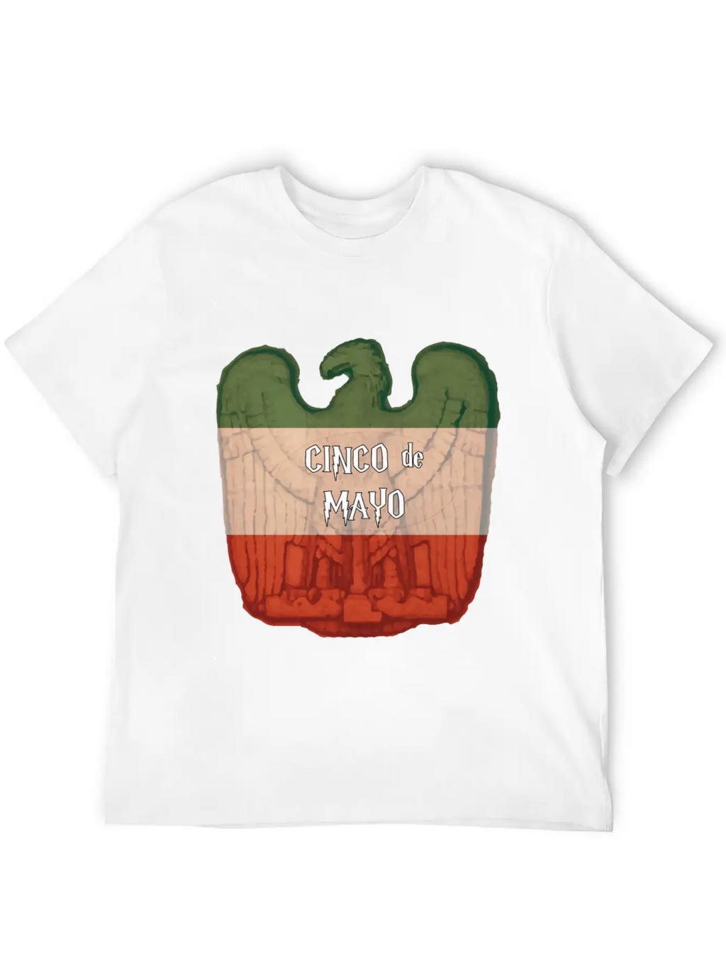 Cinco De Mayo Eagle Casual Graphic T-Shirt – Simple And Comfortable Daily Wear