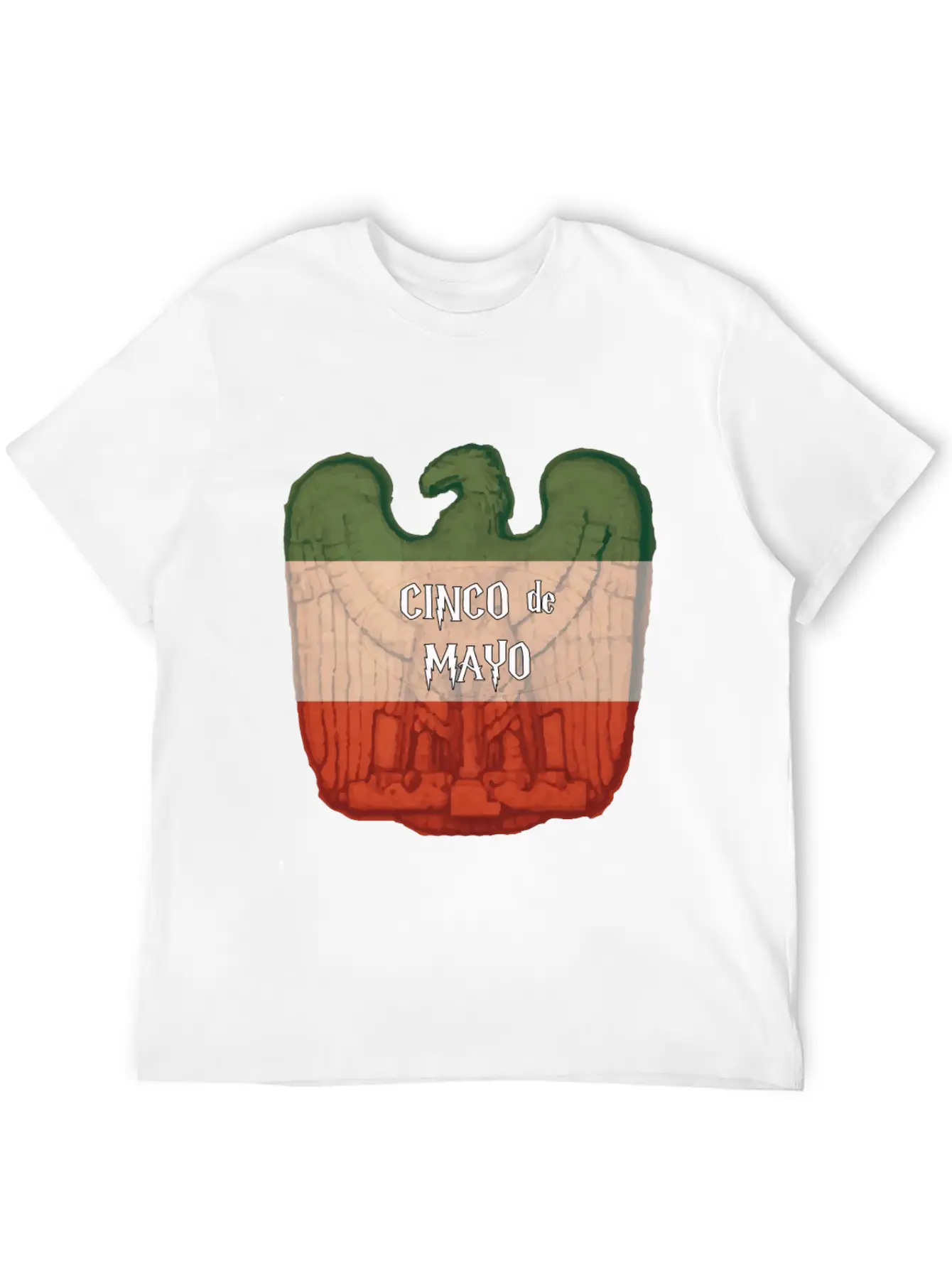 Cinco De Mayo Eagle Casual Graphic T-Shirt – Simple And Comfortable Daily Wear