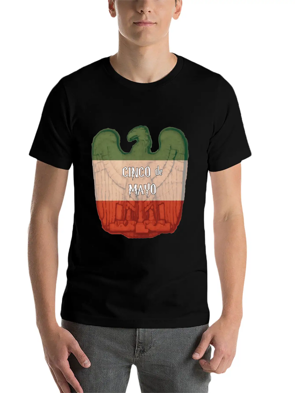 Cinco De Mayo Eagle Casual Graphic T-Shirt – Simple And Comfortable Daily Wear