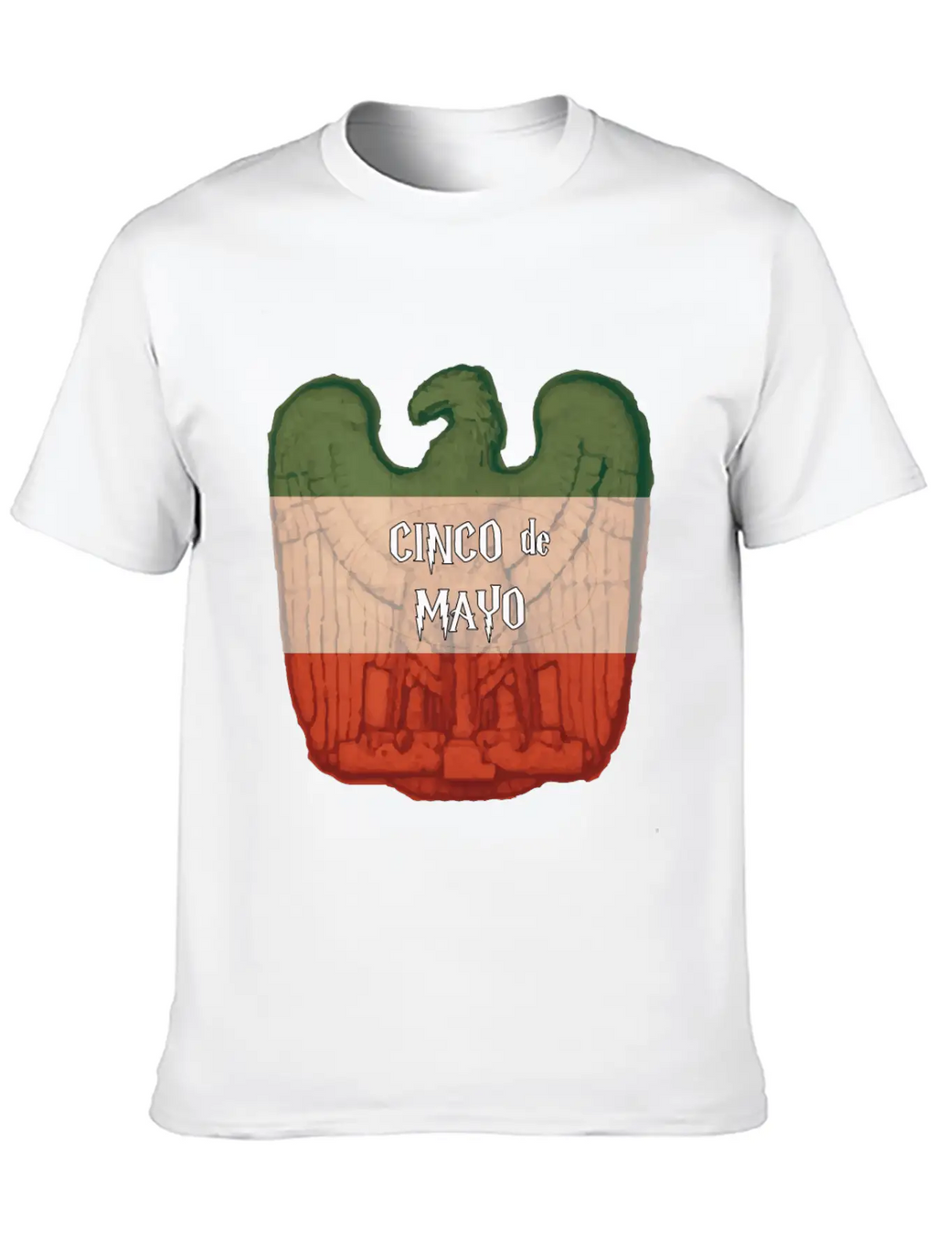 Cinco De Mayo Eagle Casual Graphic T-Shirt – Simple And Comfortable Daily Wear