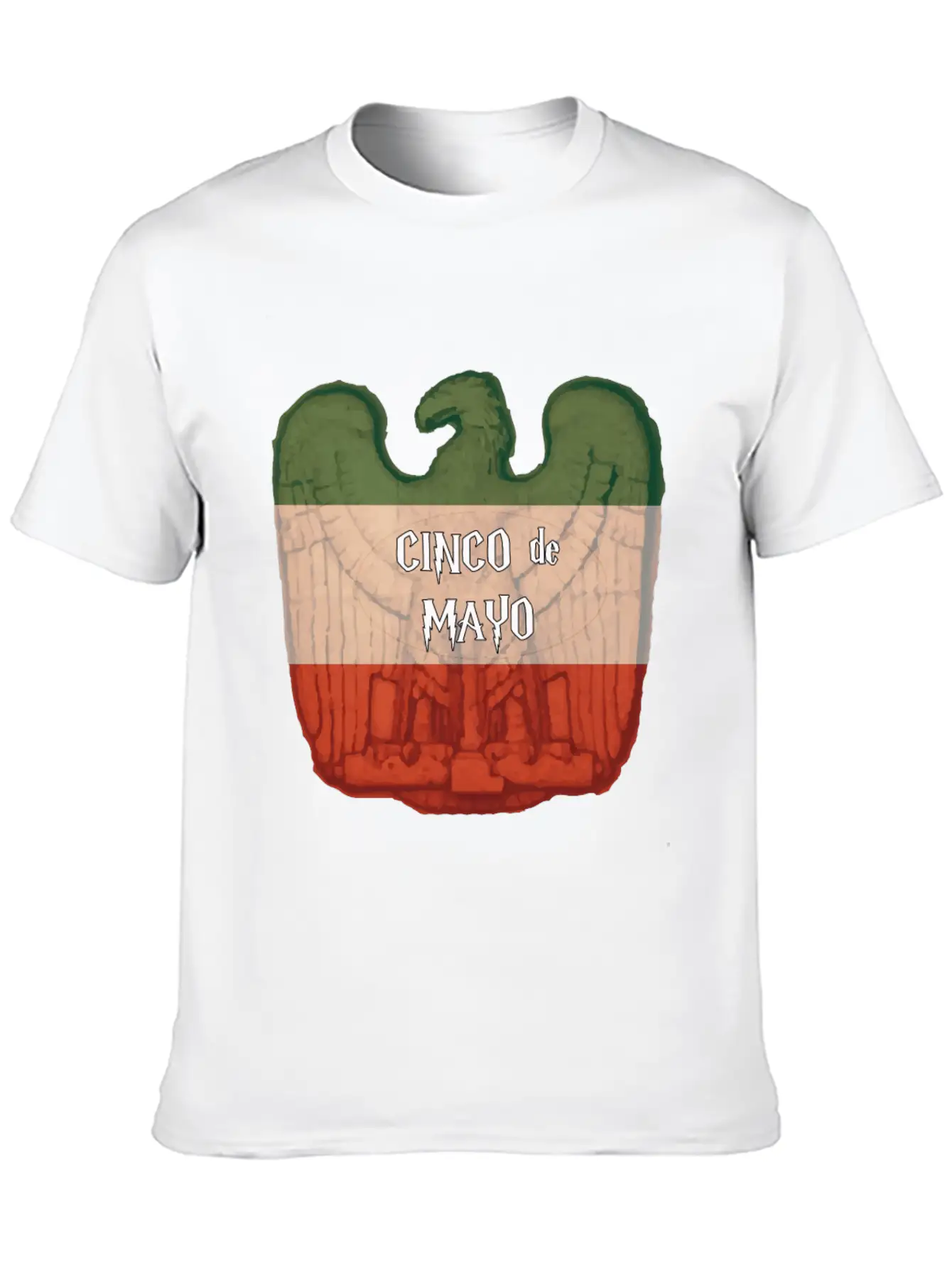 Cinco De Mayo Eagle Casual Graphic T-Shirt – Simple And Comfortable Daily Wear