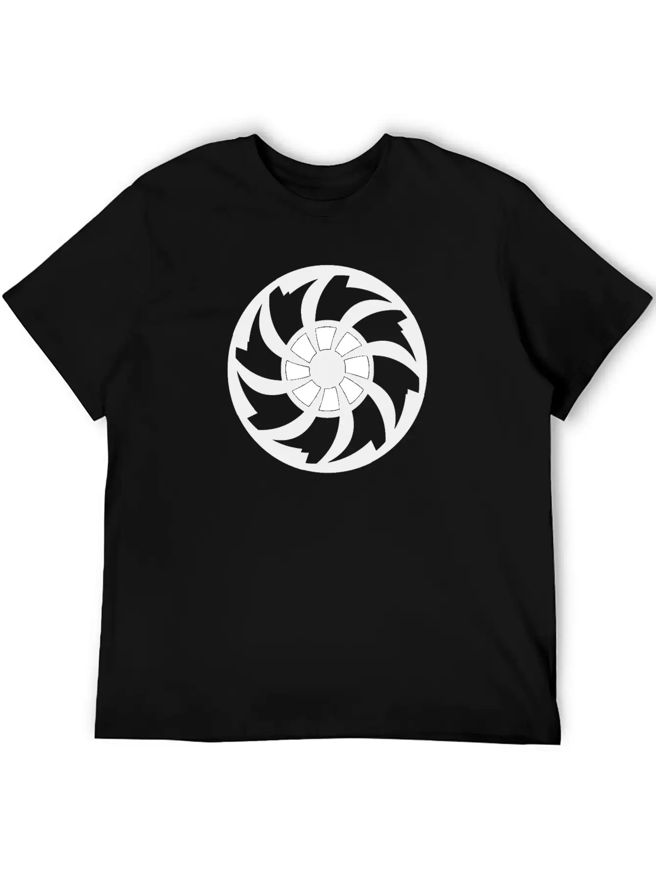 CIRCLE WITH SWIRL INSIDE Unisex Casual T-Shirt – Clean Design For Daily Comfort