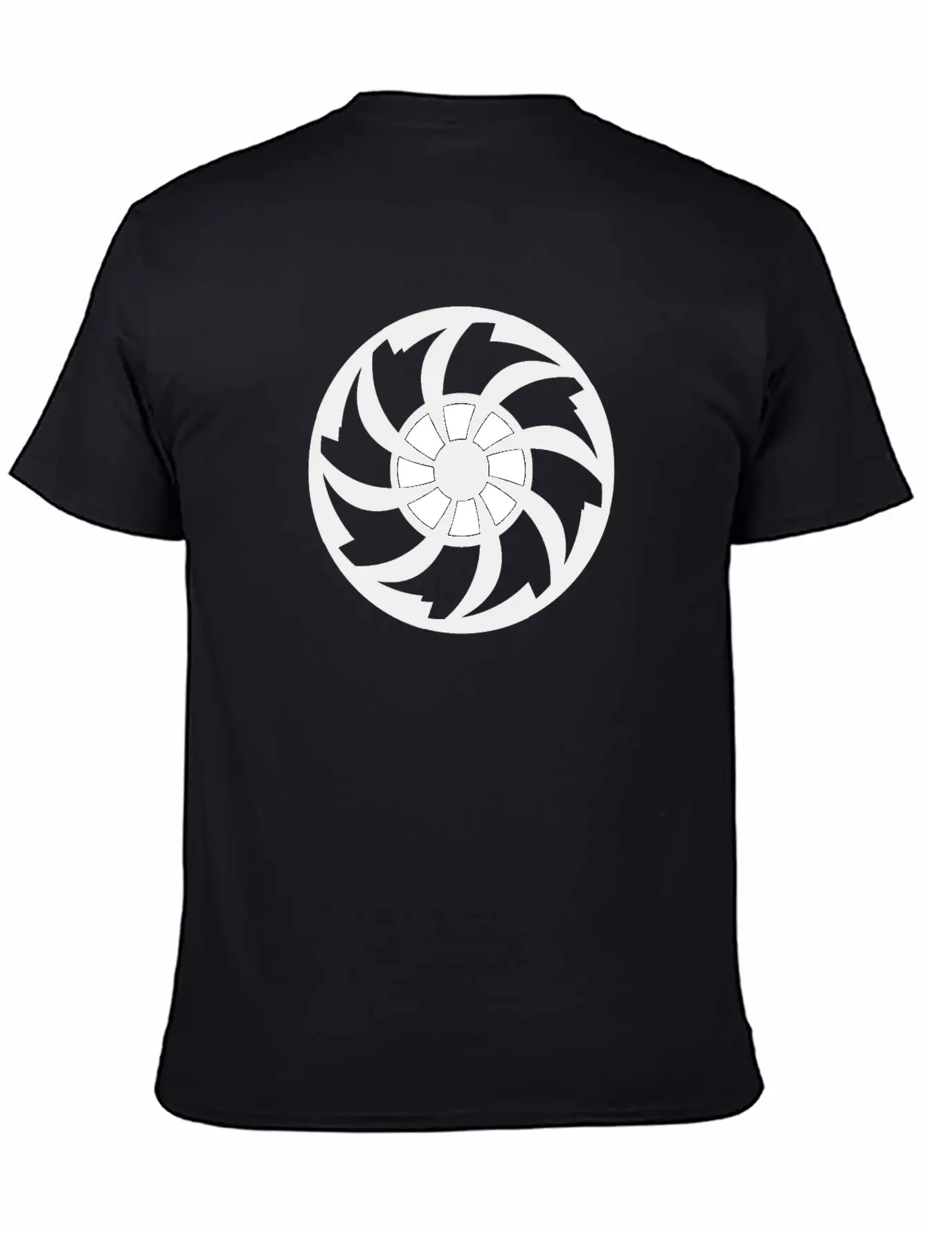CIRCLE WITH SWIRL INSIDE Unisex Casual T-Shirt – Clean Design For Daily Comfort