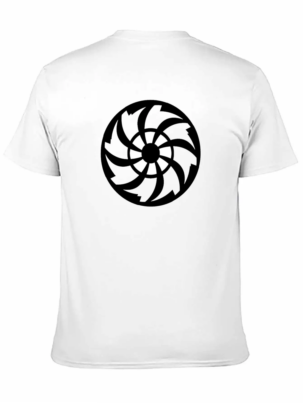 CIRCLE WITH SWIRL INSIDE Unisex Casual T-Shirt – Clean Design For Daily Comfort