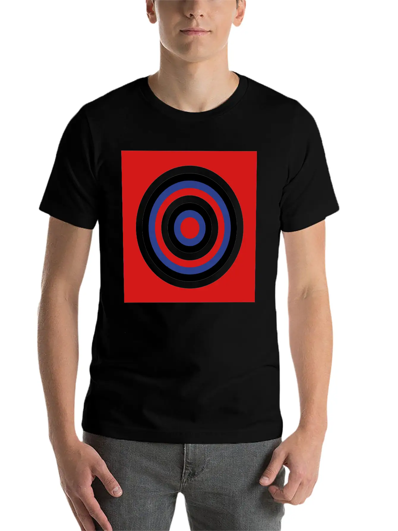 Circles (color Switch) Unisex Casual T-Shirt – Clean Design For Daily Comfort