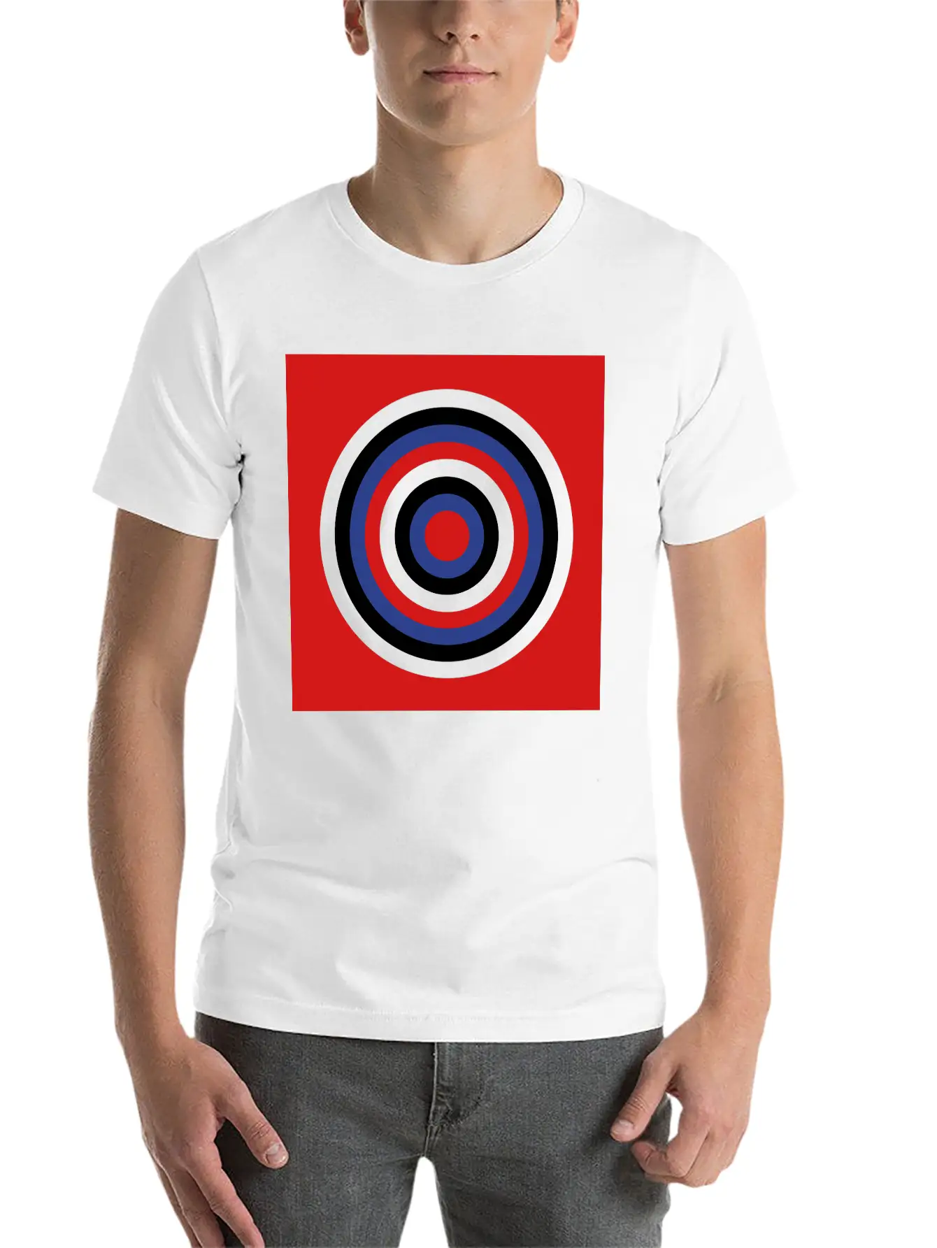 Circles (color Switch) Unisex Casual T-Shirt – Clean Design For Daily Comfort