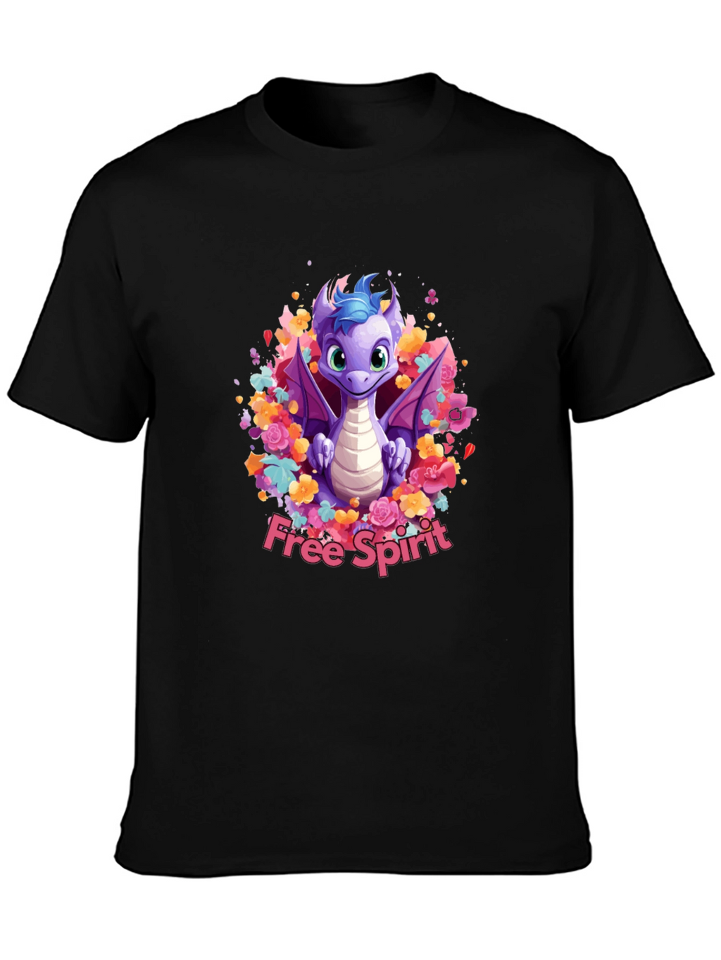 Free Spirit Dragon Graphic Tee