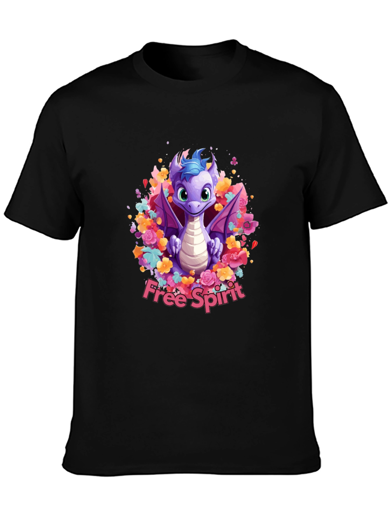 Free Spirit Dragon Graphic Tee
