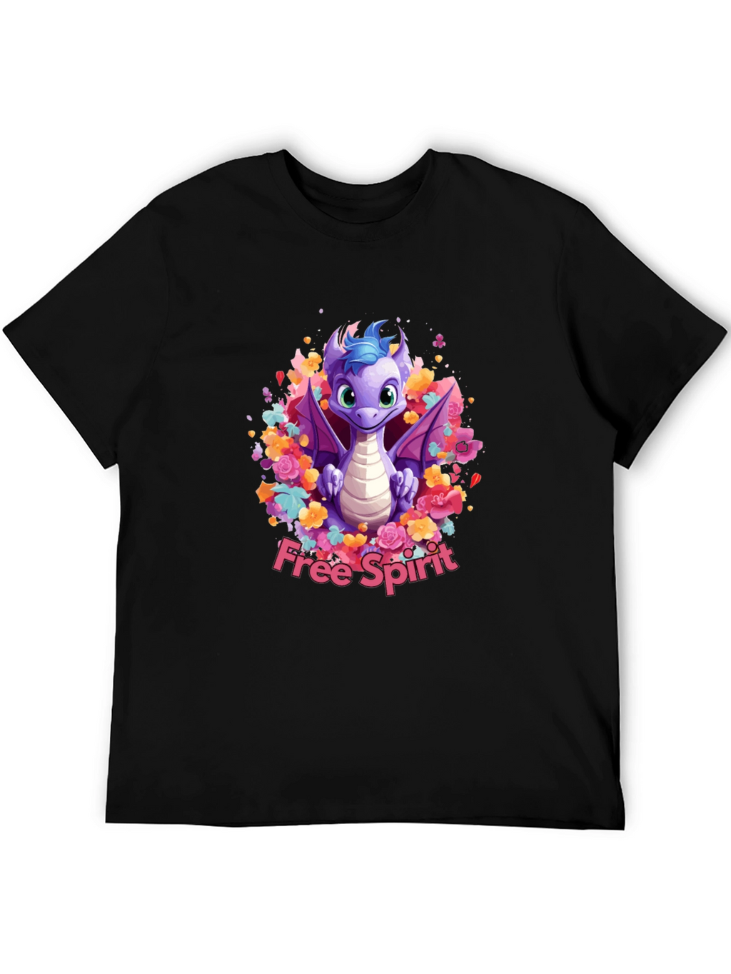 Free Spirit Dragon Graphic Tee