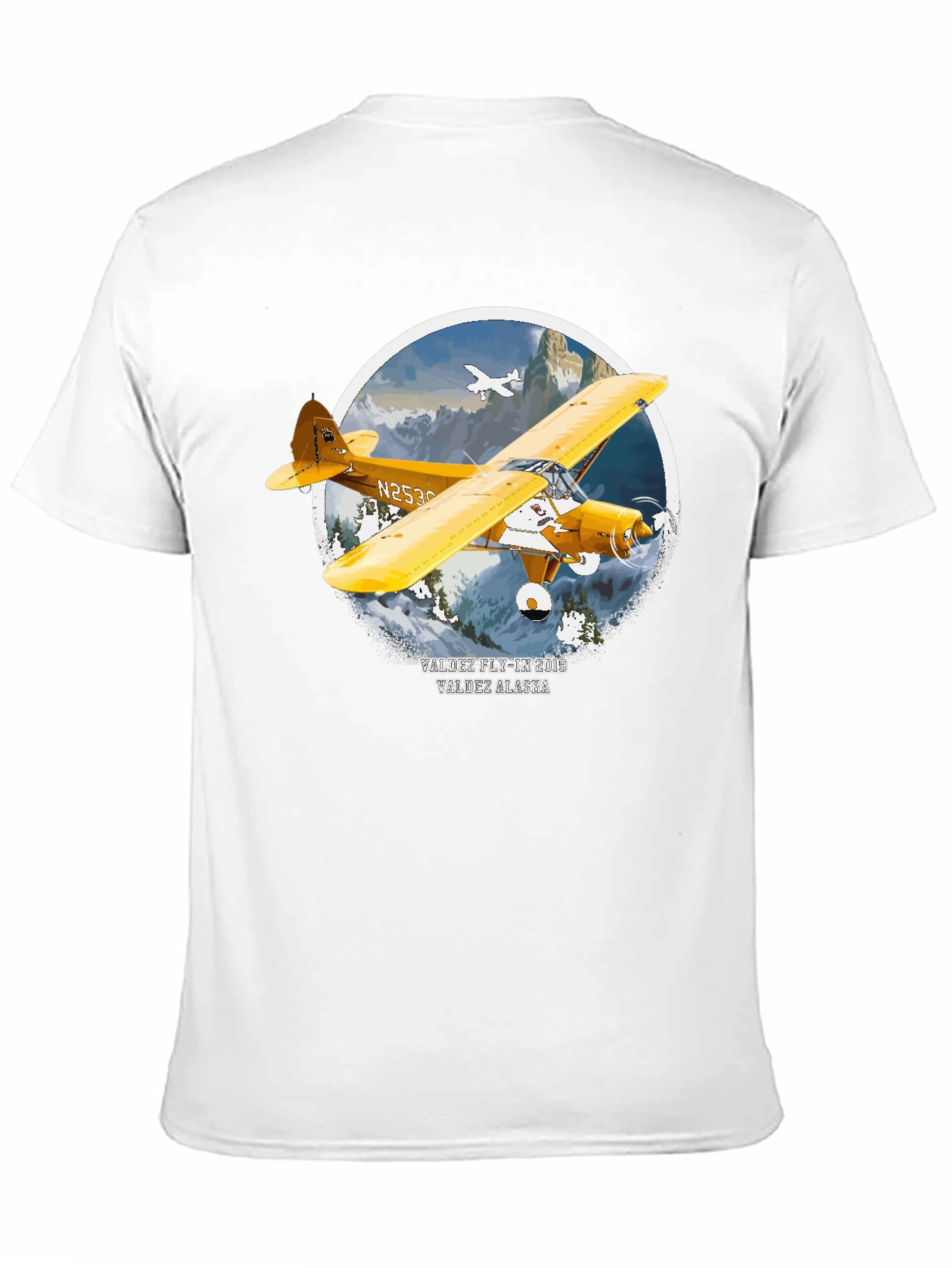 Vintage Valdez Alaska Airplane T-Shirt