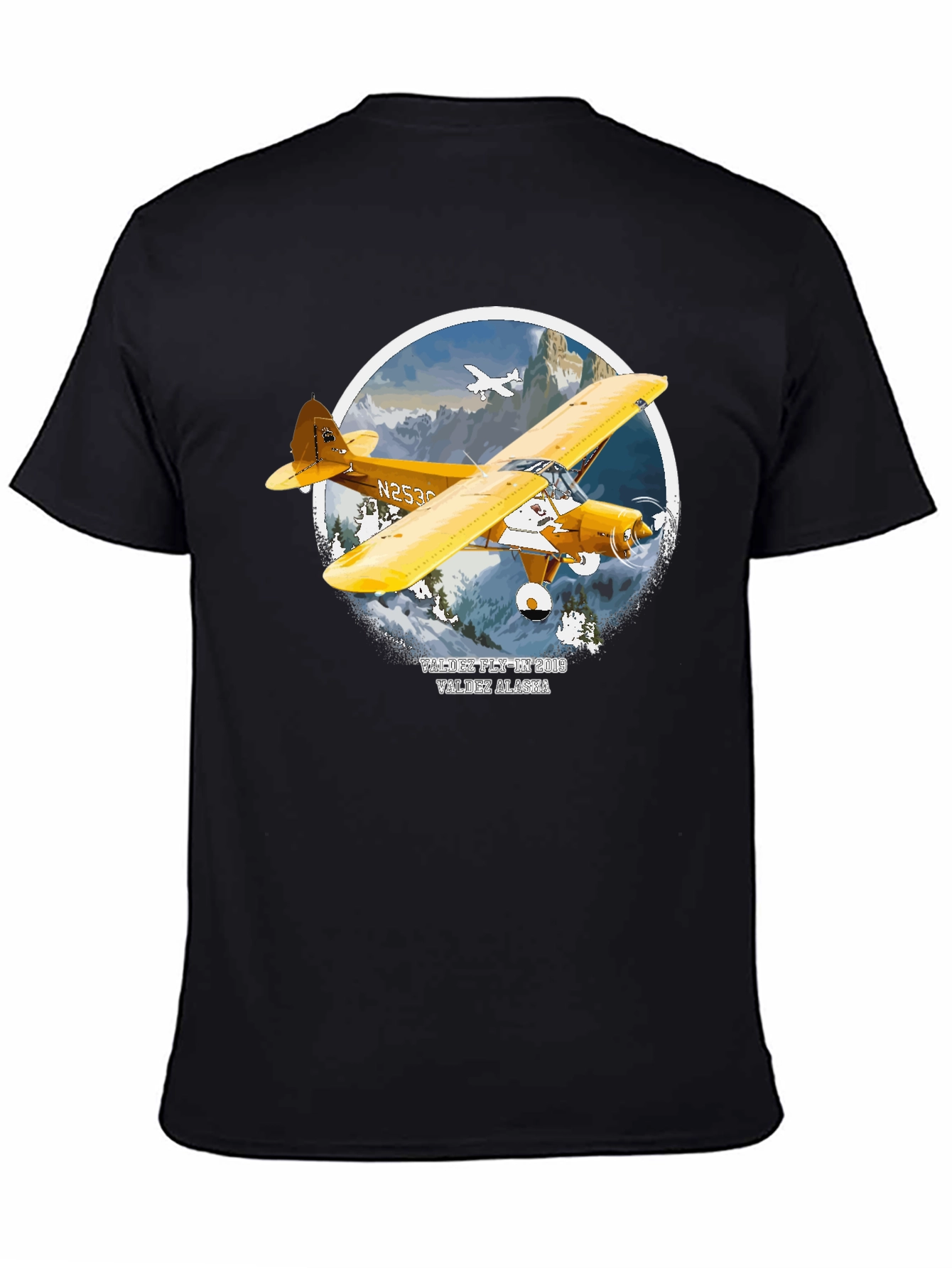 Vintage Valdez Alaska Airplane T-Shirt