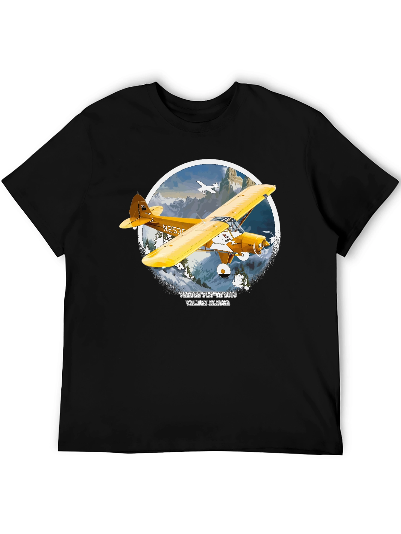 Vintage Valdez Alaska Airplane T-Shirt