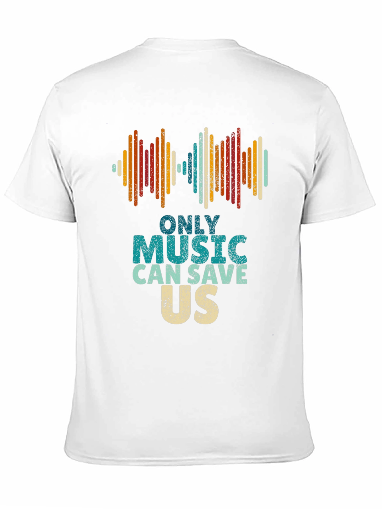 Music Saves Us Graphic Tee - Retro Style