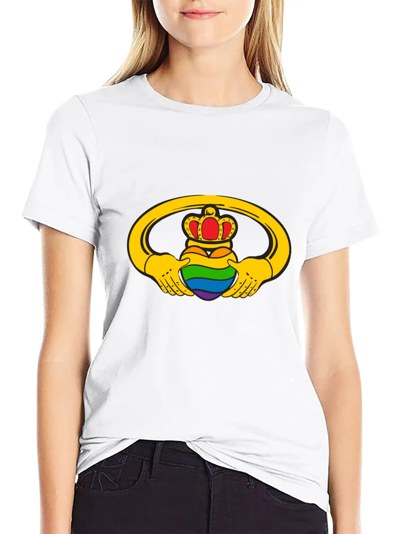 Claddagh Pride Casual Graphic T-Shirt – Simple And Comfortable Daily Wear