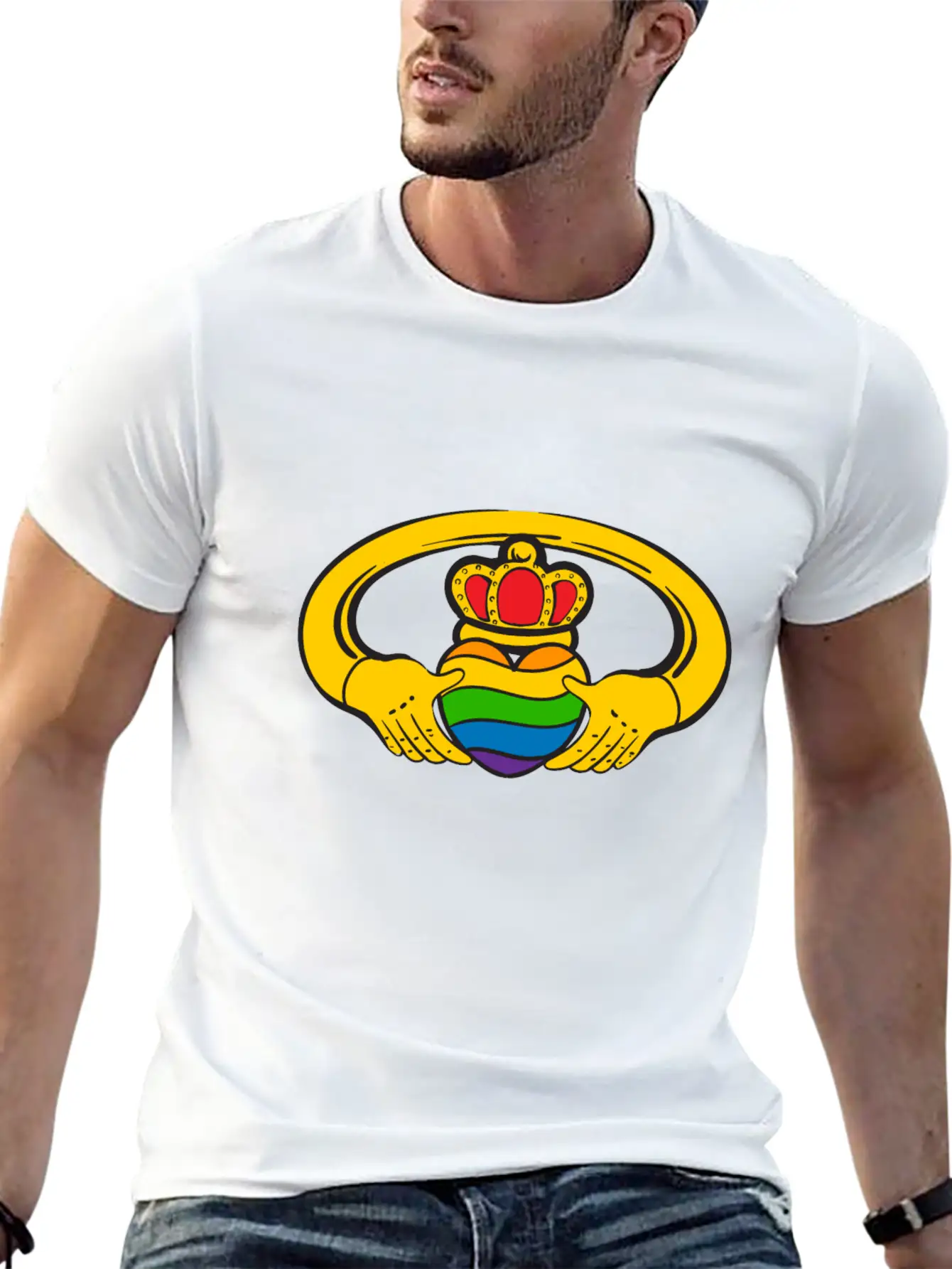Claddagh Pride Casual Graphic T-Shirt – Simple And Comfortable Daily Wear