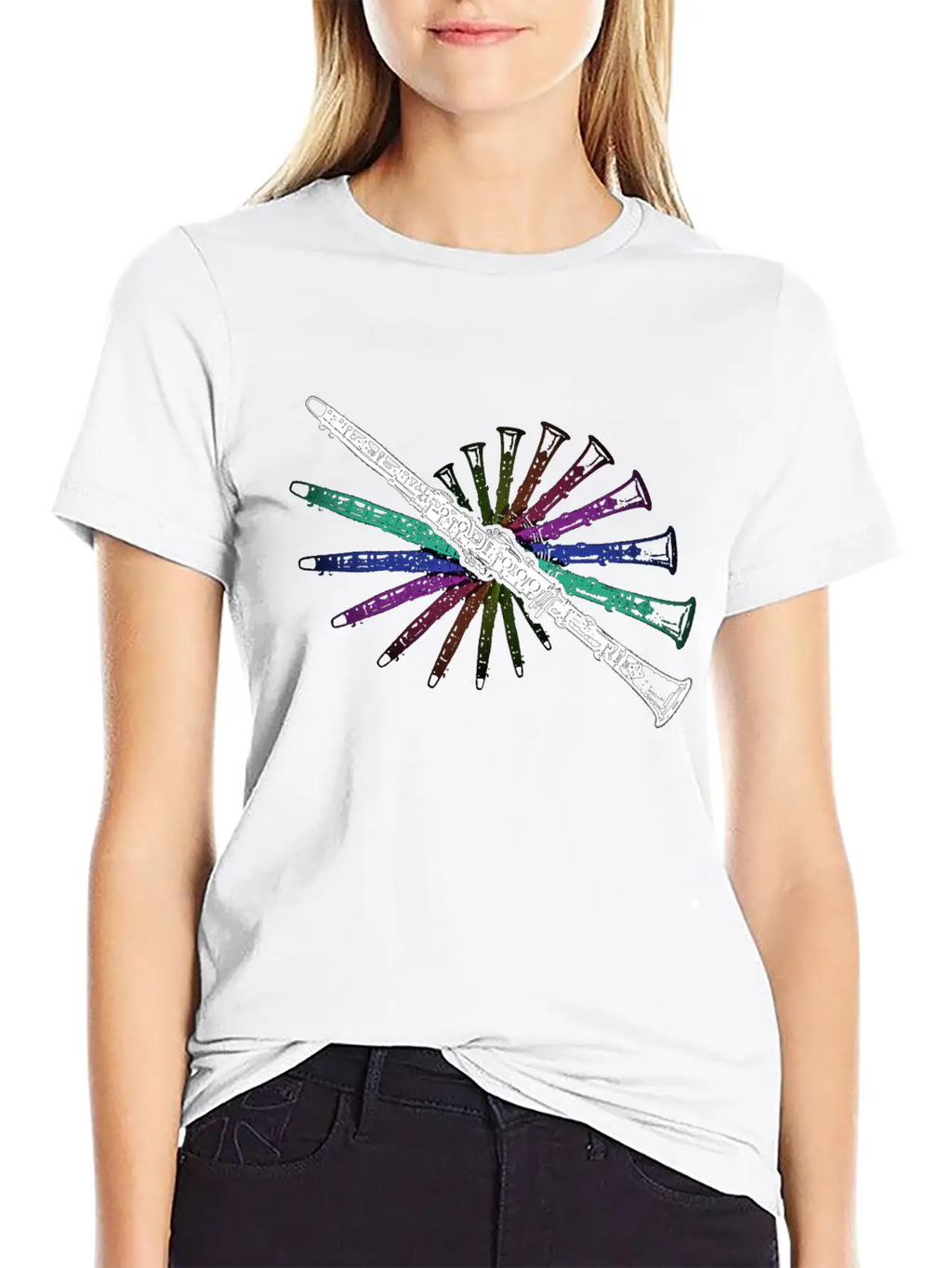 Clarinet Classic Fit Graphic Tee For Daily Comfort – Unisex Cotton Shirt