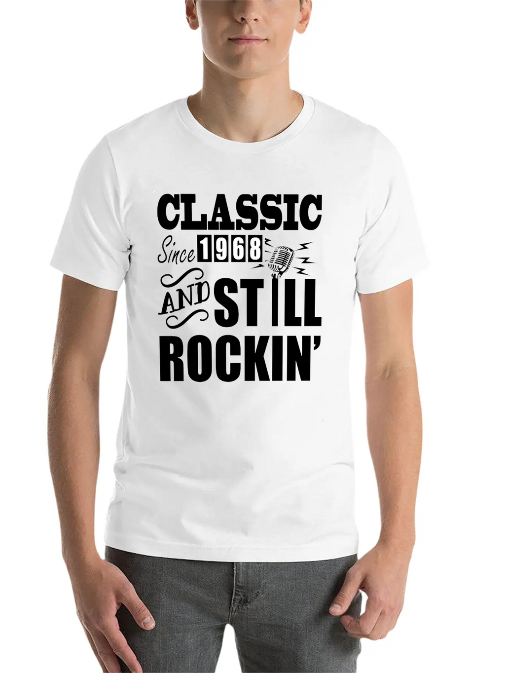 Classic 1968 Bb.png Unisex Casual T-Shirt – Clean Design For Daily Comfort