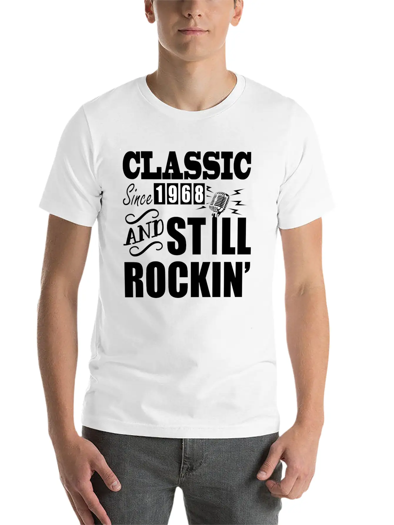 Classic 1968 Bb.png Unisex Casual T-Shirt – Clean Design For Daily Comfort