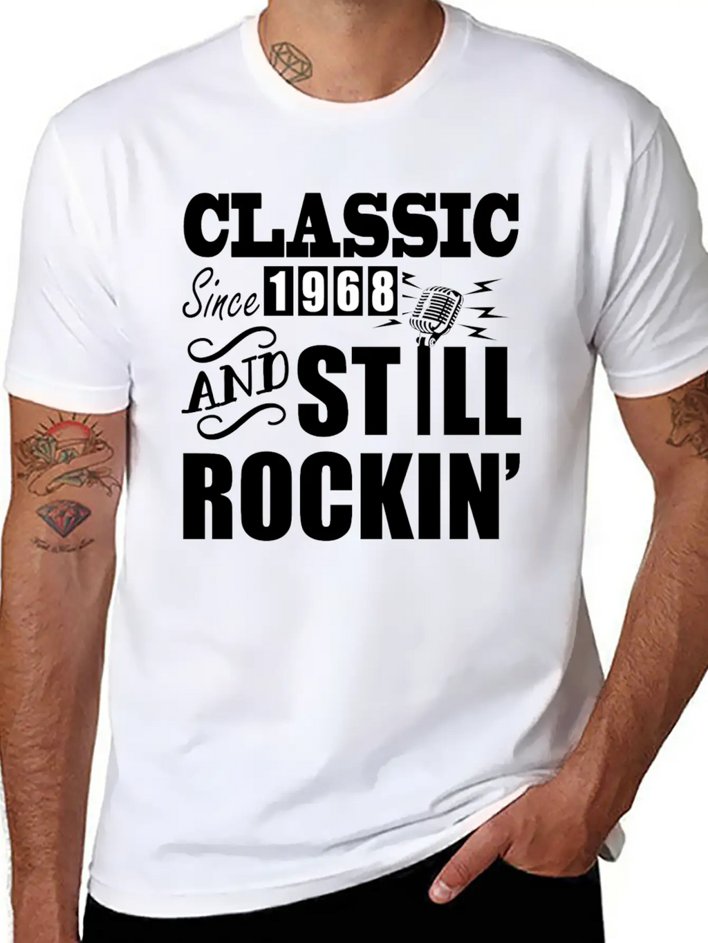 Classic 1968 Bb.png Unisex Casual T-Shirt – Clean Design For Daily Comfort